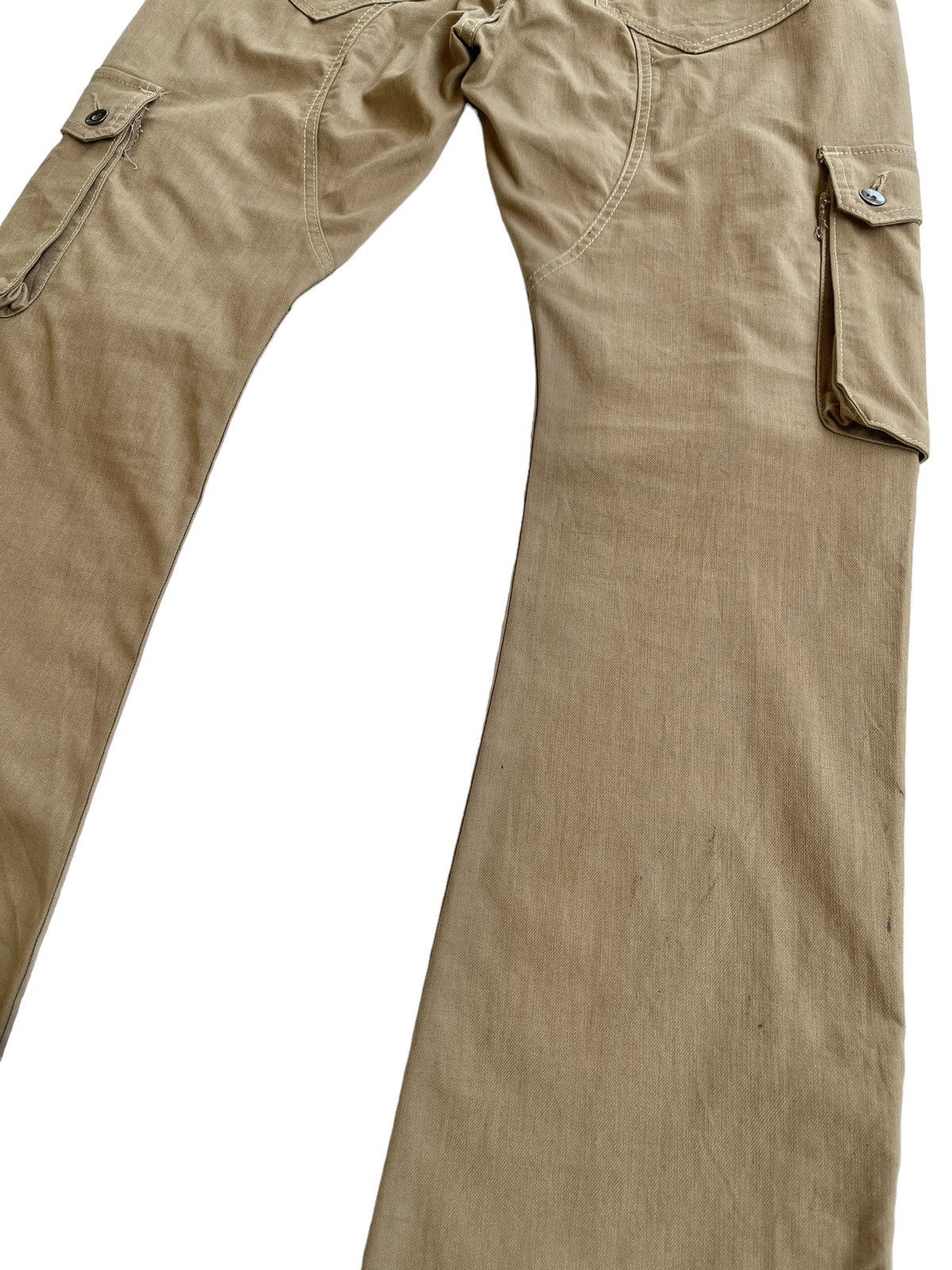 Japanese Brand Open Arms Flare Cargo Multipocket Pants Size US 32 / EU 48 - 10 Thumbnail