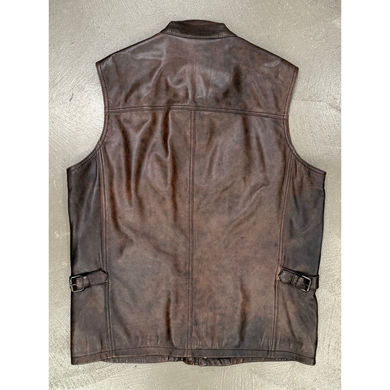 Dolce & Gabbana 2000s Dolce & Gabbana military cargo leather vest Size XL / US 12-14 / IT 48-50 - 7 Thumbnail