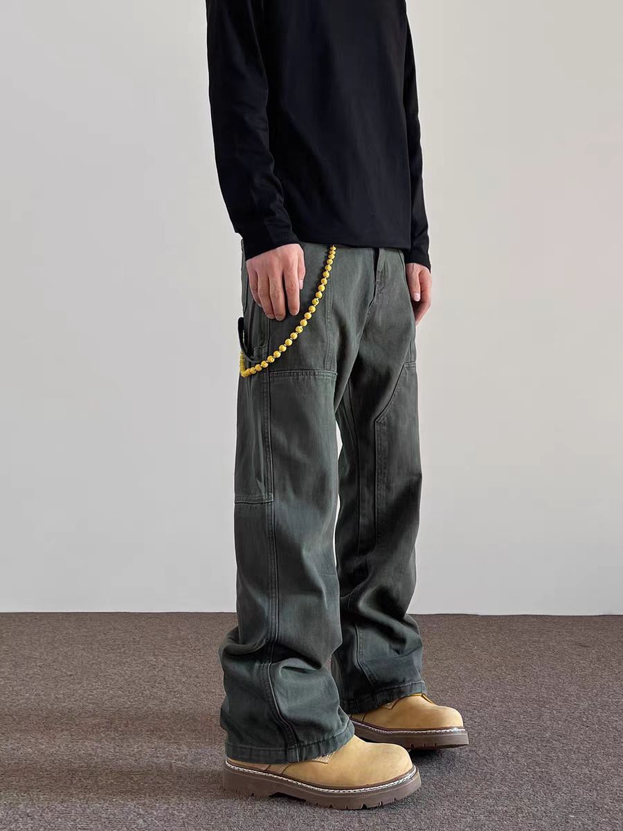 Japanese Brand × Vintage Vintage casual workwear baggy trousers Size US 34 / EU 50 - 3 Thumbnail