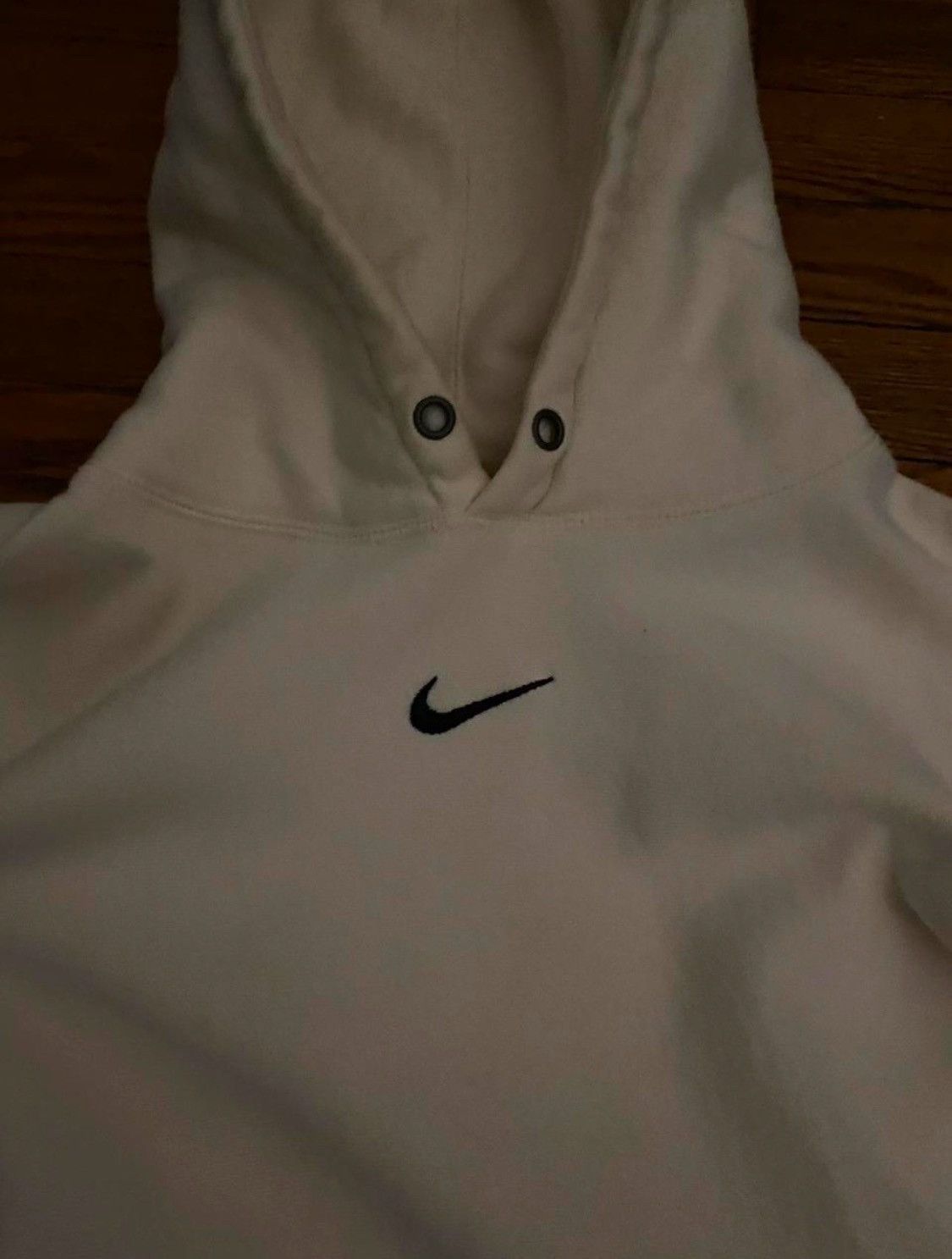 Nike × Vintage vintage nike middle swoosh hoodie Size US M / EU 48-50 / 2 - 3 Thumbnail