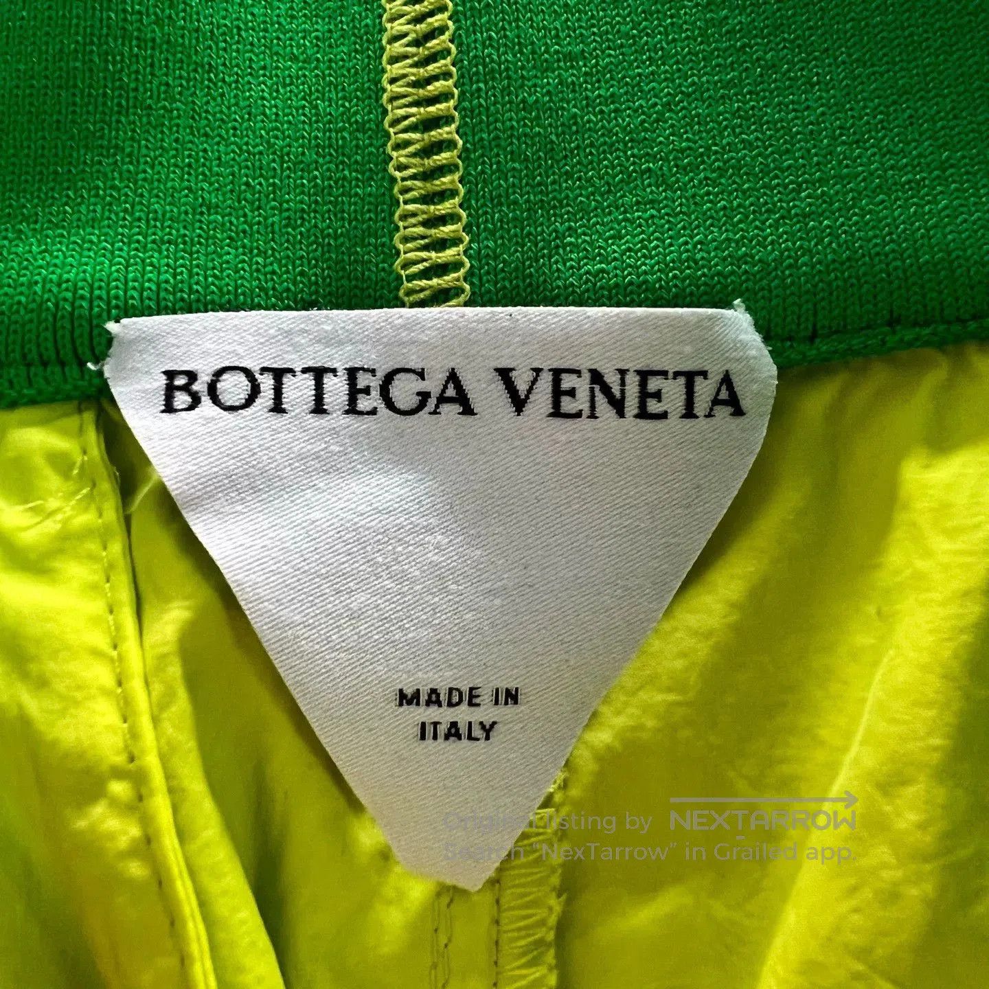 Bottega Veneta Bottega Veneta Neon Green Elastic Waist Shorts. Size 28" / US 6 / IT 42 - 3 Thumbnail