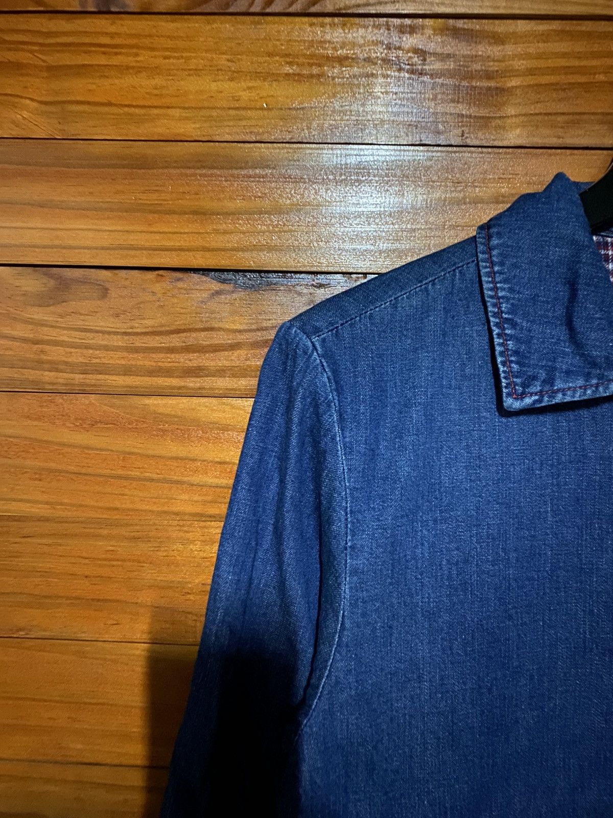 Japanese Brand HOMES’ Japanese Denim Zip Jacket | Indigo Workwear Style Size US S / EU 44-46 / 1 - 11 Thumbnail