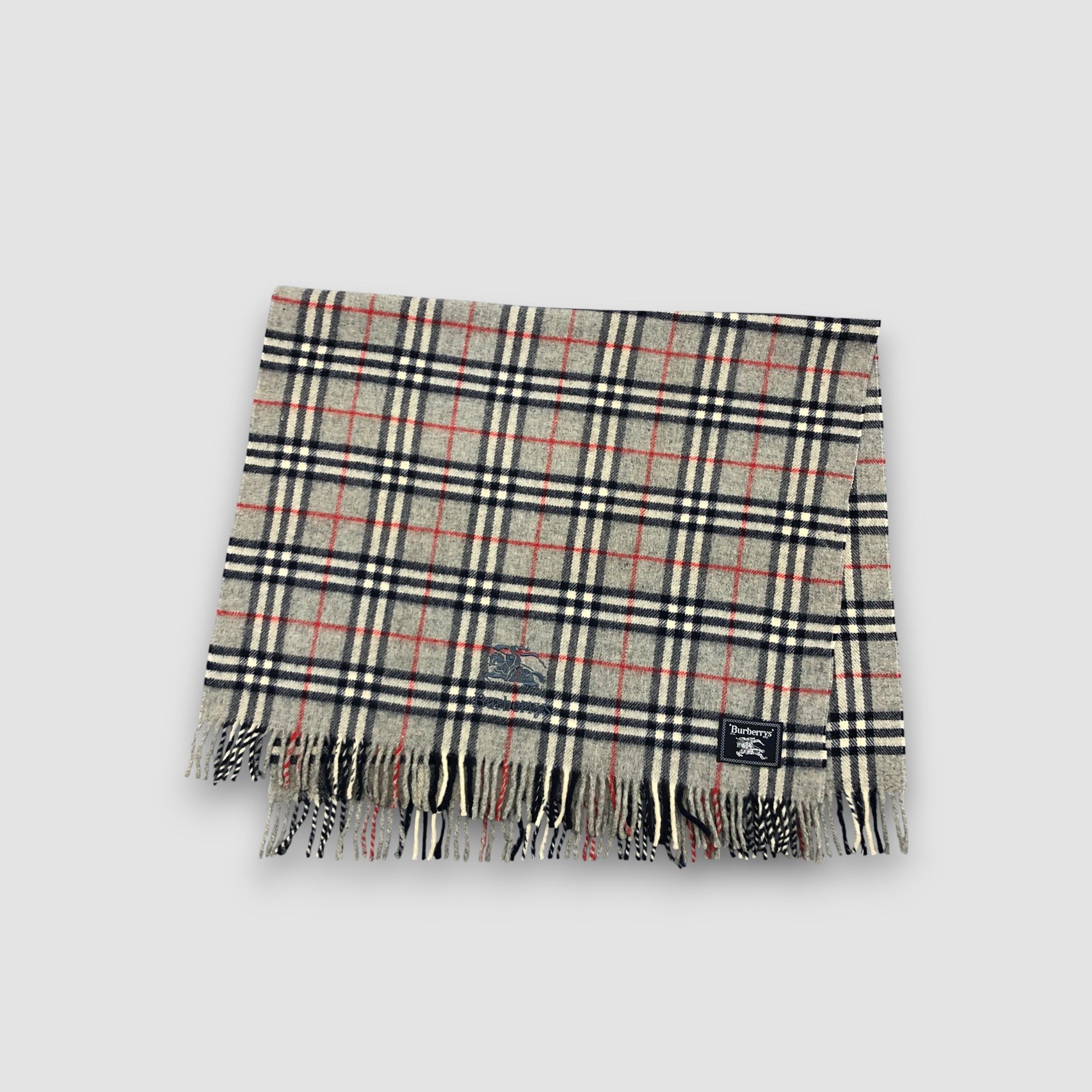 Burberry Vintage Burberry Scarf Muffler Wool Cashmere Scarves. Size ONE SIZE - 2 Thumbnail