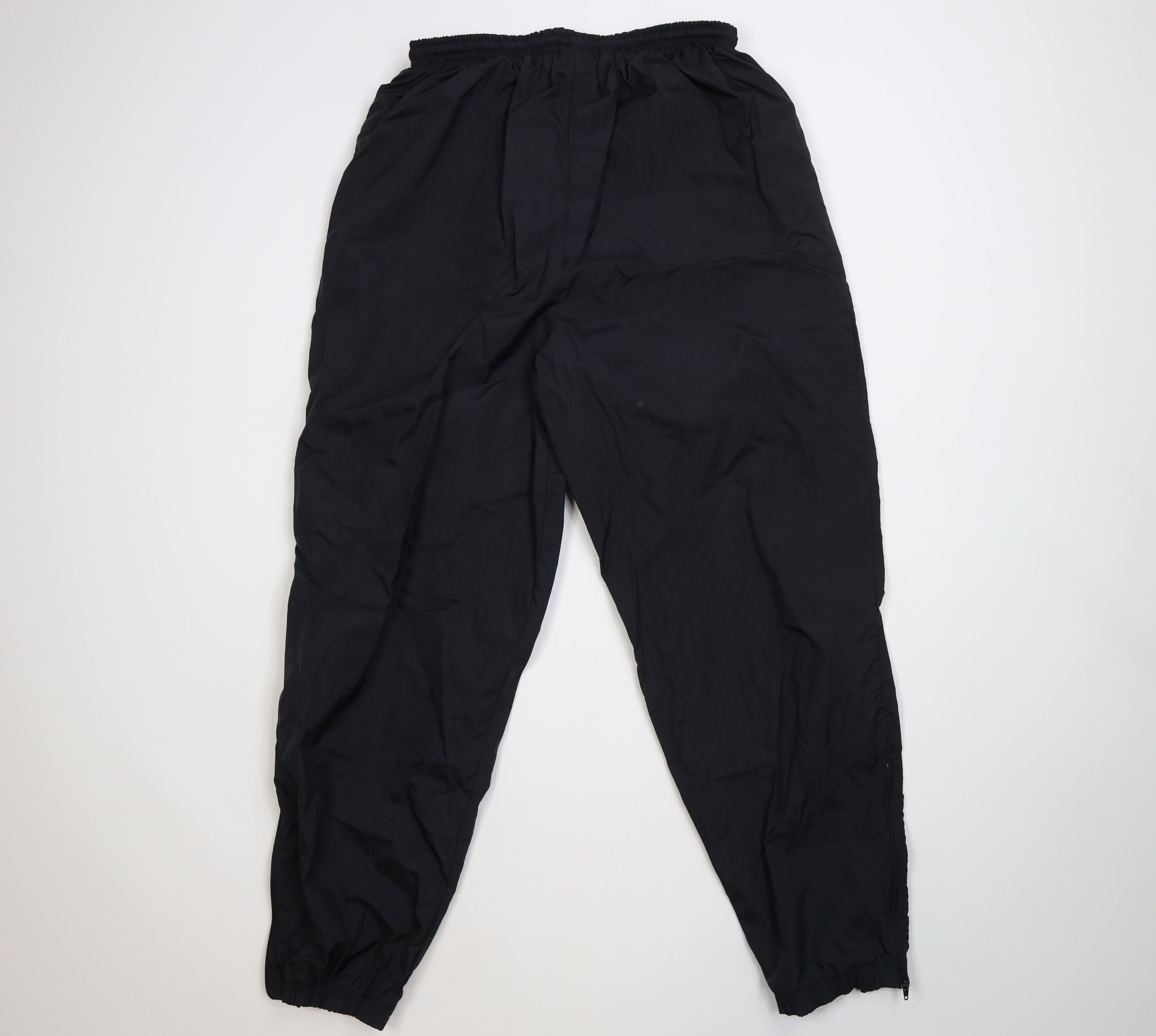 Vintage Vintage 90s Streetwear Blank Windbreaker Joggers Pants Black Size US 36 / EU 52 - 9 Thumbnail