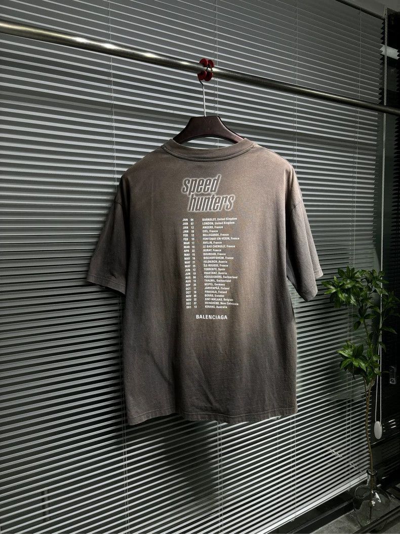 Balenciaga Balenciaga short sleeved mud dyed washed gray Speed Hunter Size US S / EU 44-46 / 1 - 2 Thumbnail