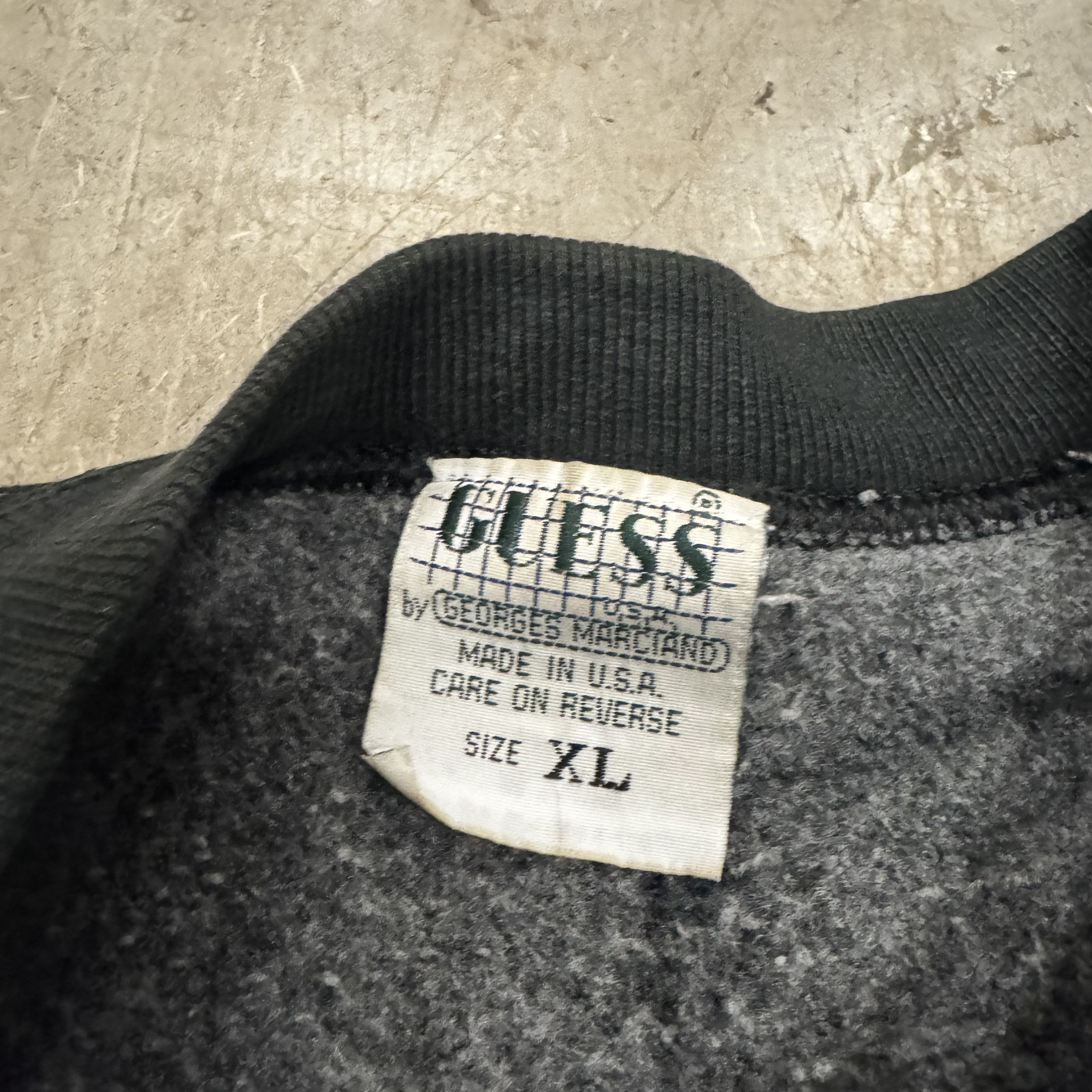 Guess VTG 90s Guess Knitwear Heavyweight Sweatshirt Embroidered Size US XL / EU 56 / 4 - 4 Thumbnail