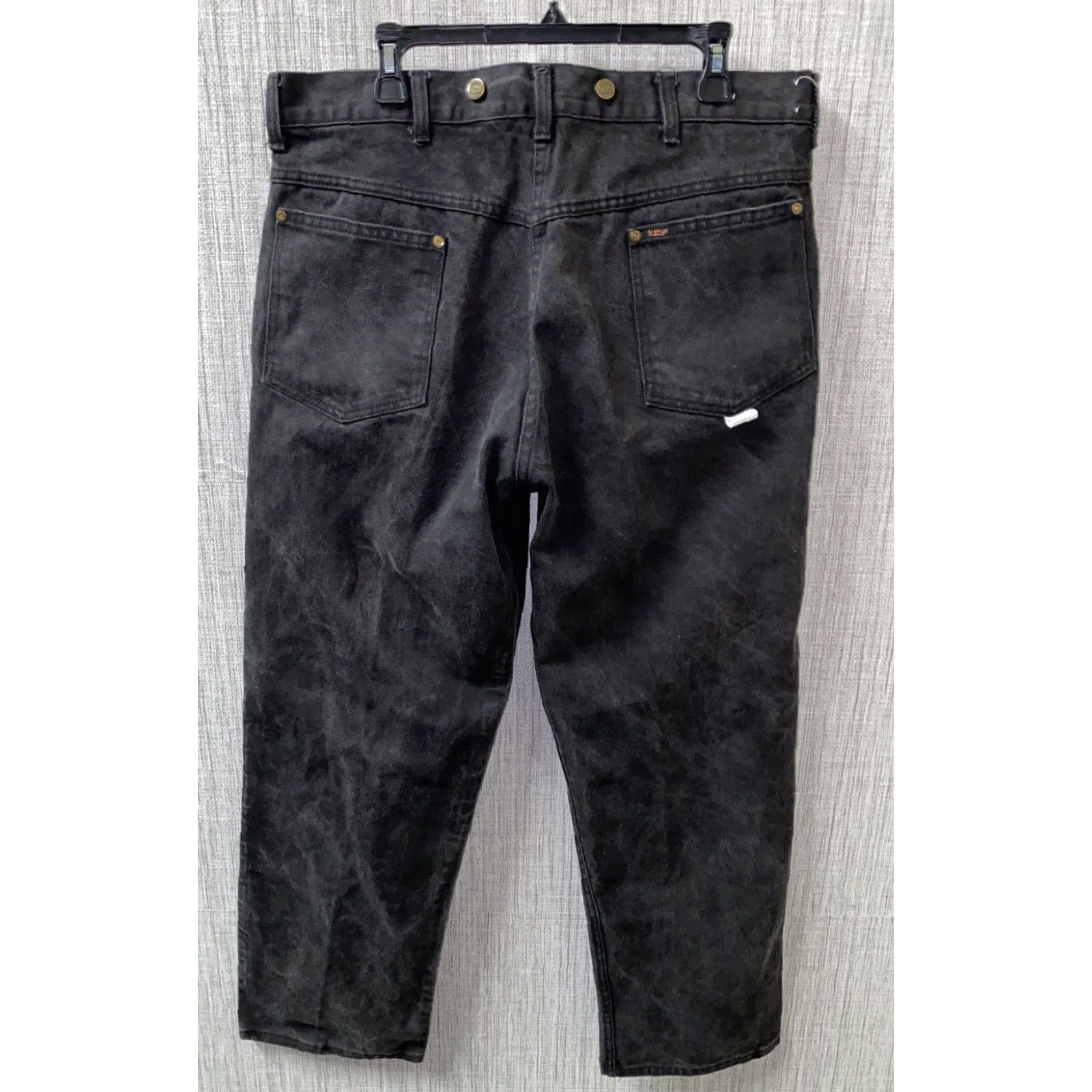 Vintage VINTAGE Key Denim Jeans Size 38x30 Black USA Made Mens Size US 38 / EU 54 - 4 Thumbnail