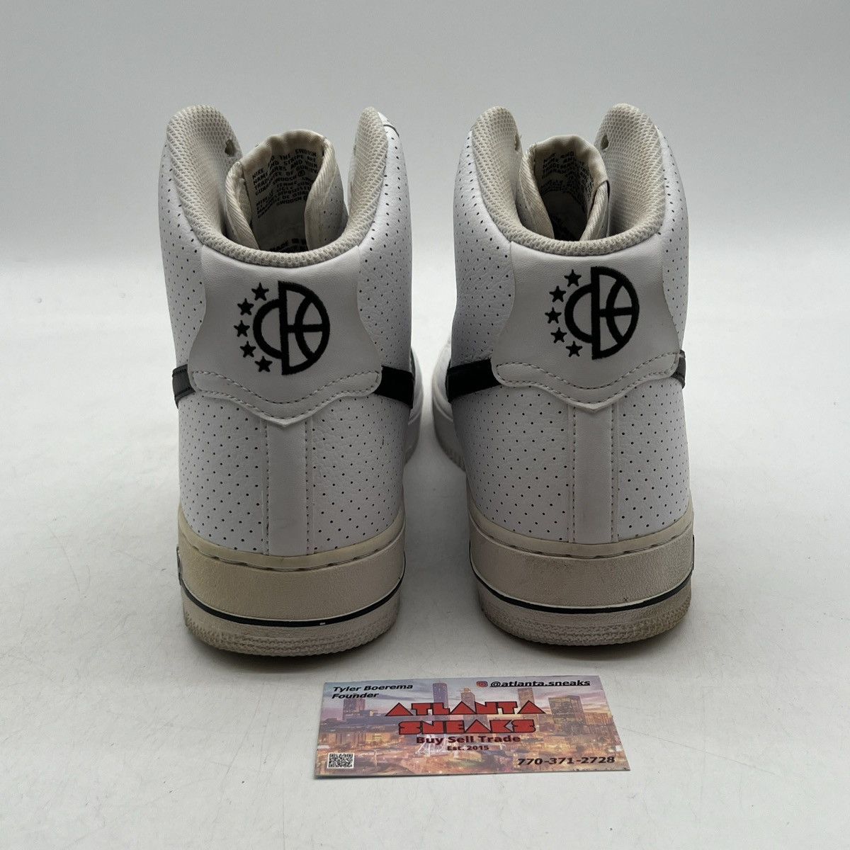 Nike Air Force 1 high perforated white Size US 9.5 / EU 42-43 - 3 Thumbnail