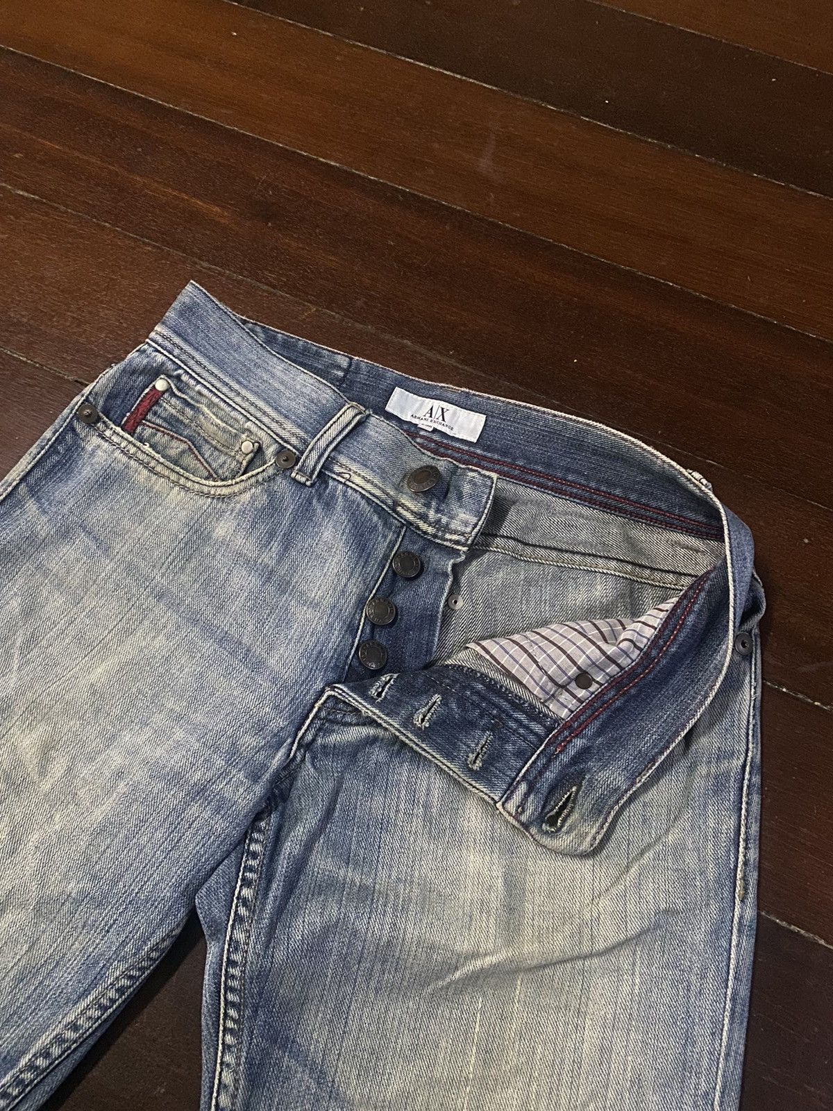 Armani Exchange Nice ARMANI EXCHANGE jeans faded design Size US 32 / EU 48 - 7 Thumbnail