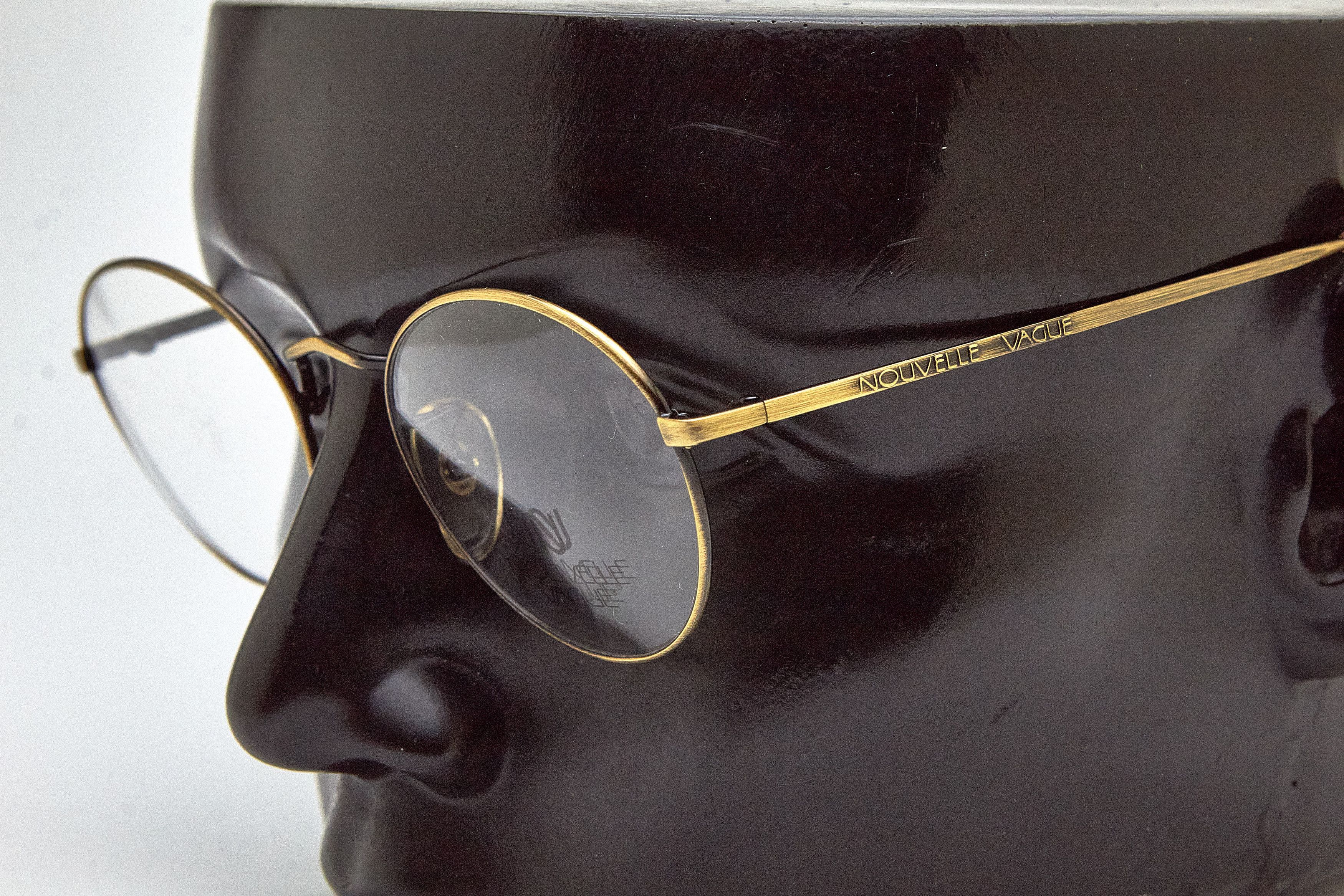 Vintage Nouvelle Vague Brushed Gold Round Archivex Specs, Quiet Lux Size ONE SIZE - 8 Thumbnail