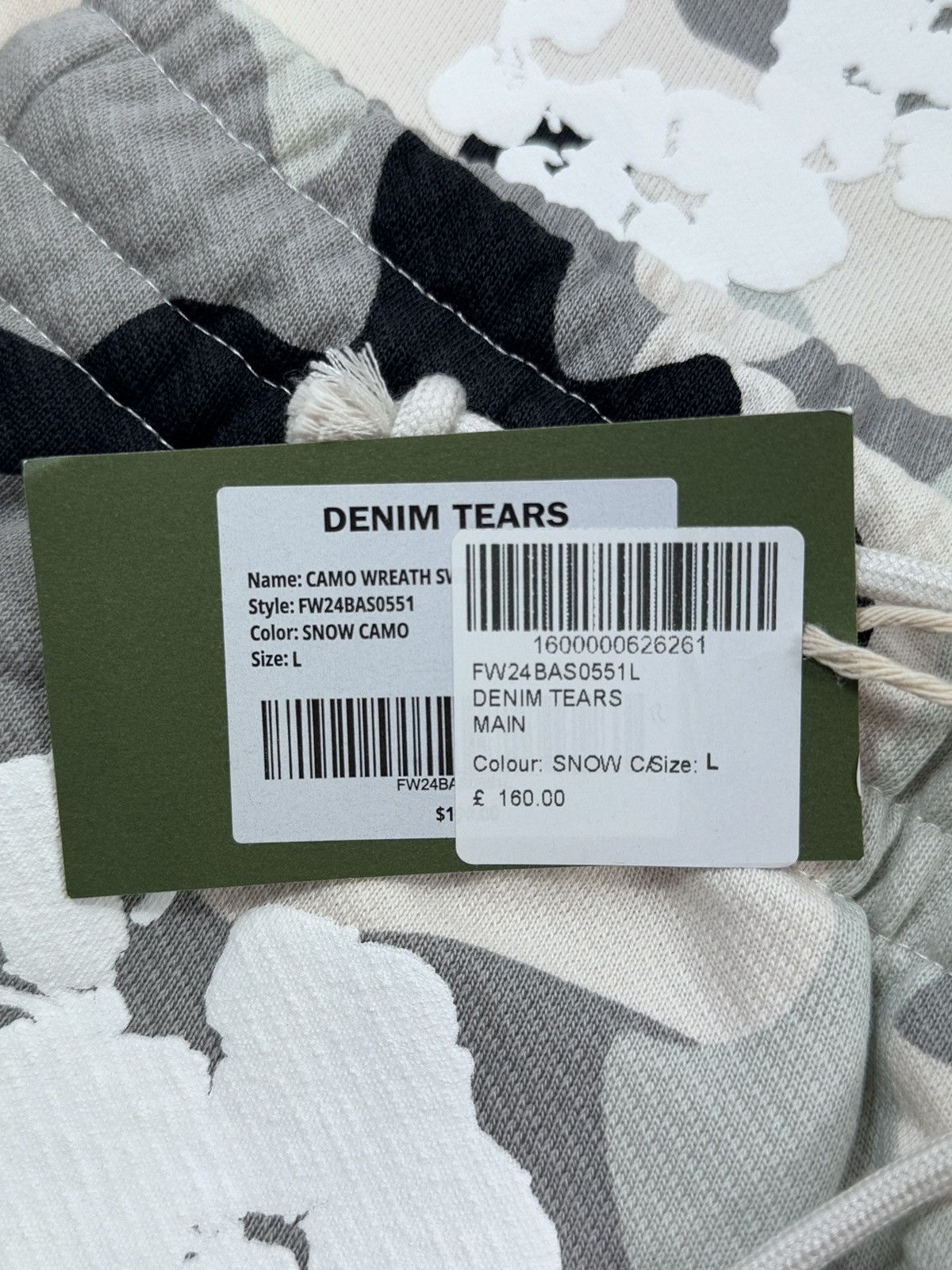 DENIM TEARS CAMOUFLAGE SWEATPANTS Size US 34 / EU 50 - 5 Thumbnail