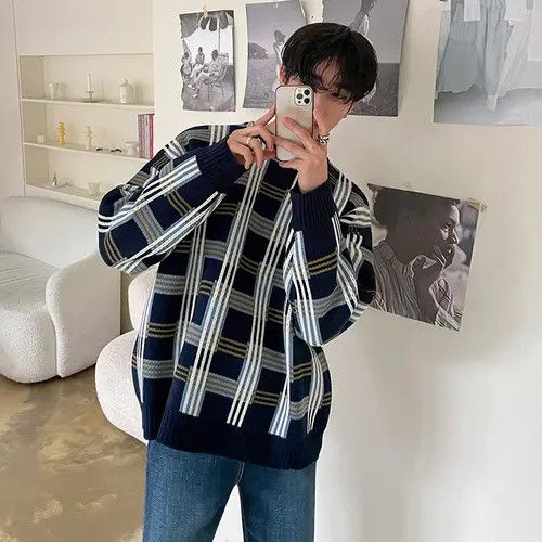 VIBE Striped Knit Sweater Size US M / EU 48-50 / 2 - 7 Thumbnail