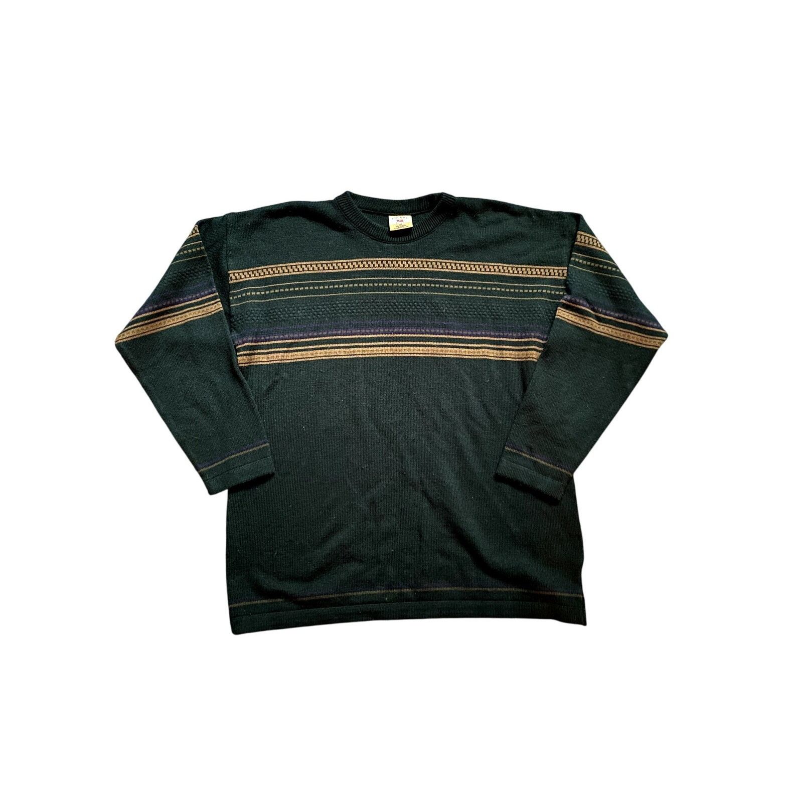 Vintage Vintage 90s County Seat Heritage Dark Green Sweater Medium Size M / US 6-8 / IT 42-44 - 1 Thumbnail