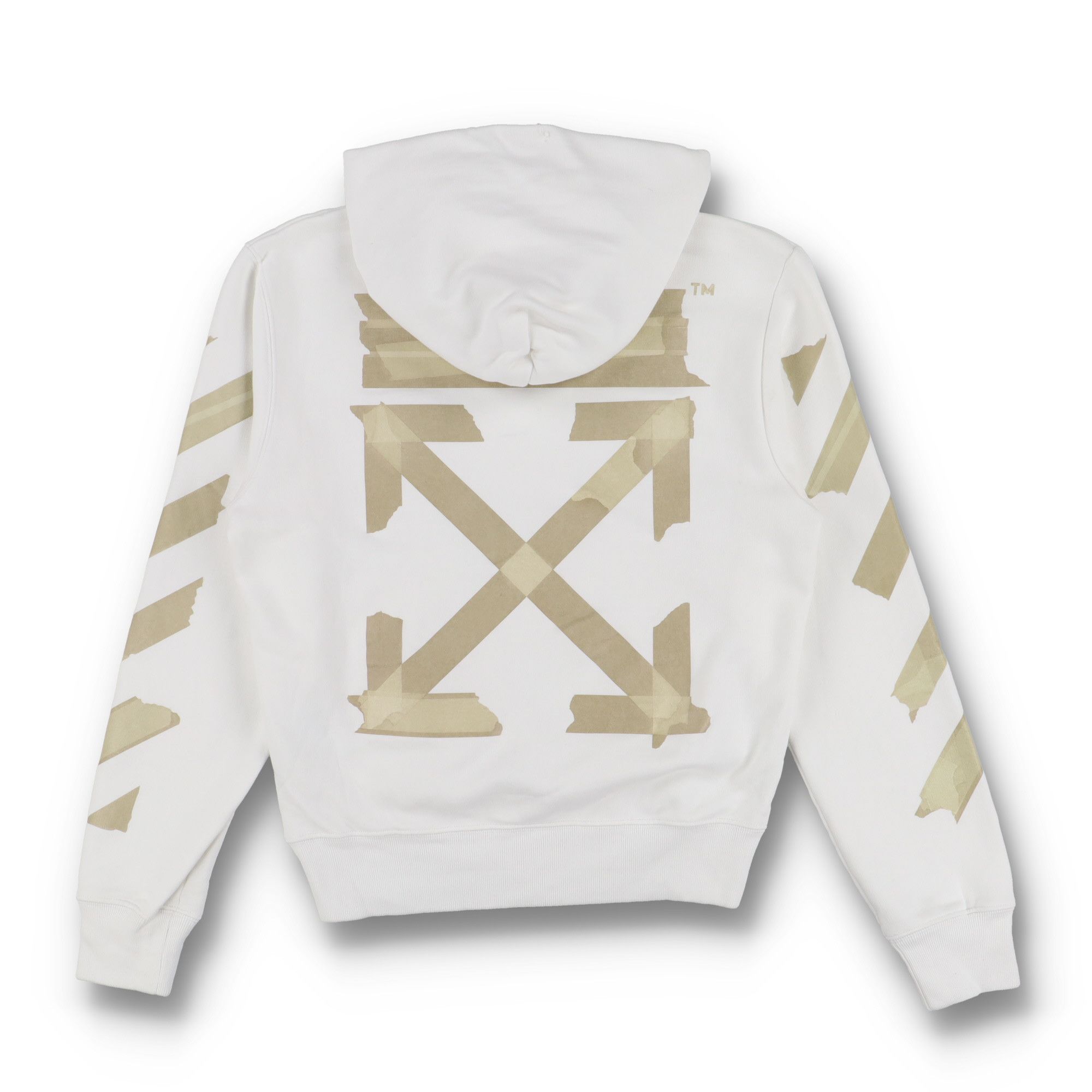 Off-White White Tape Arrows Logo Hoodie Size XL / US 12-14 / IT 48-50 - 2 Thumbnail