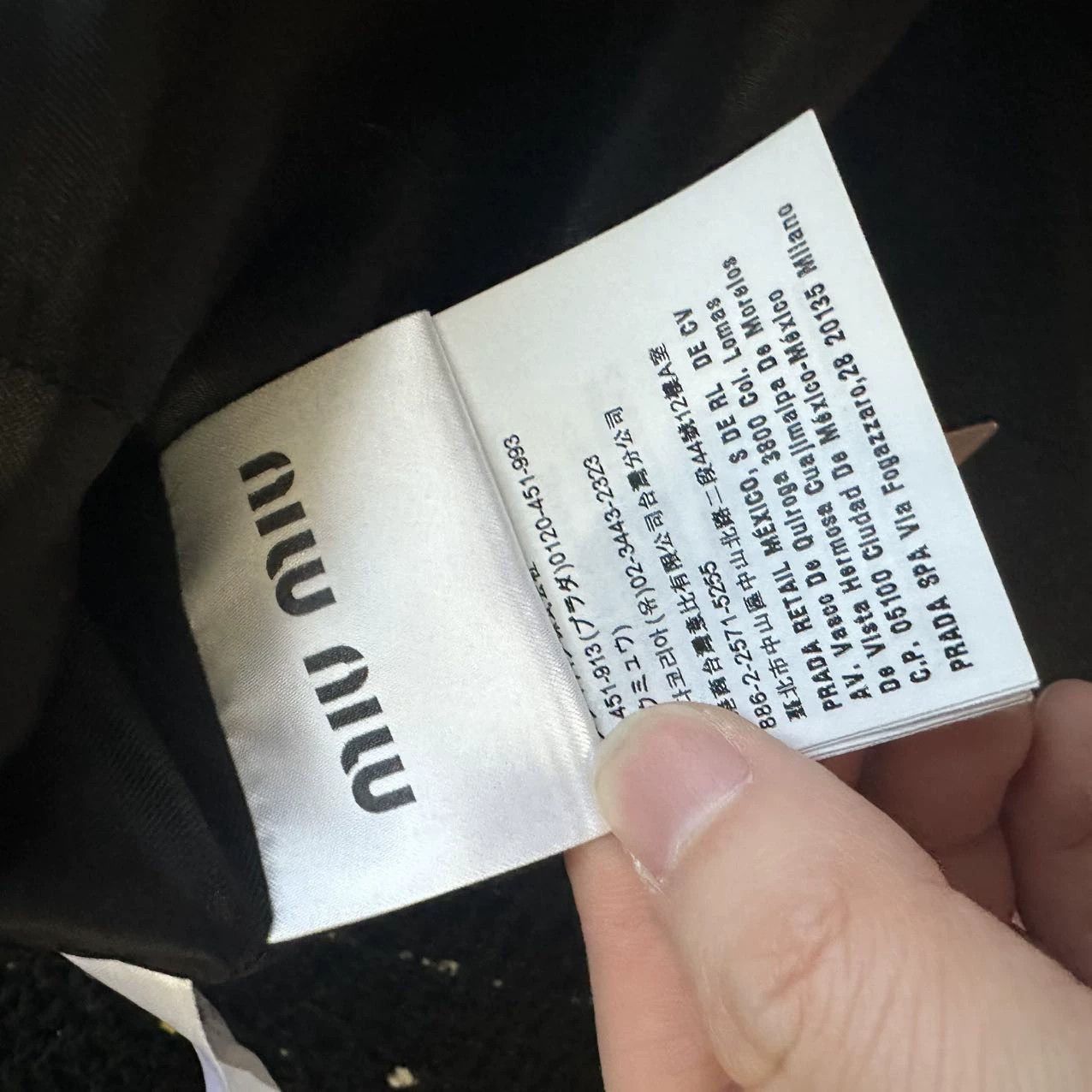 Miu Miu MIU MIU navy collar black white short jacket Unused 40 Size S / US 4 / IT 40 - 5 Thumbnail