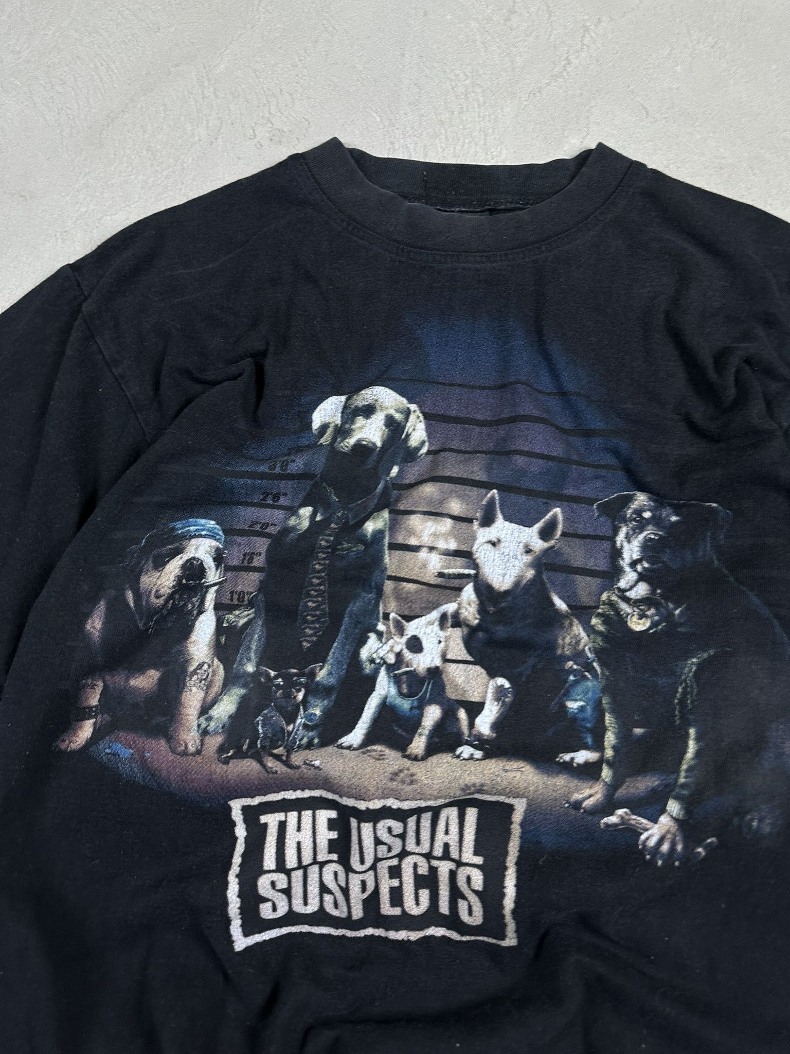 Vintage Vintage The Usual Suspect Dogs Animal Graphic T-shirt Size US M / EU 48-50 / 2 - 8 Thumbnail