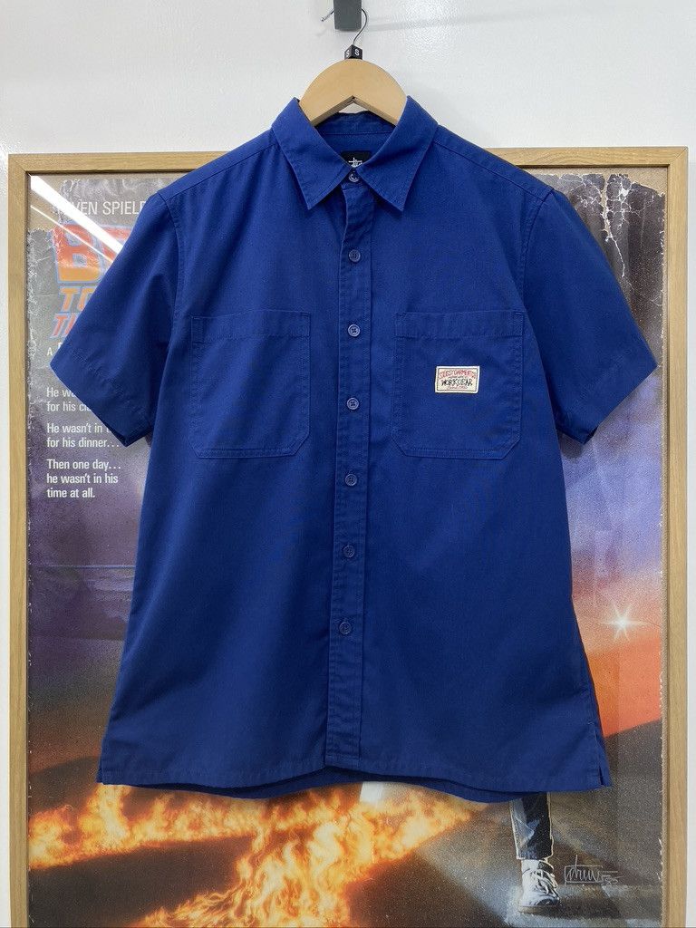 Stussy Stussy Workgear Long Haul Motorbike Button Up Work Shirt Size US S / EU 44-46 / 1 - 2 Thumbnail