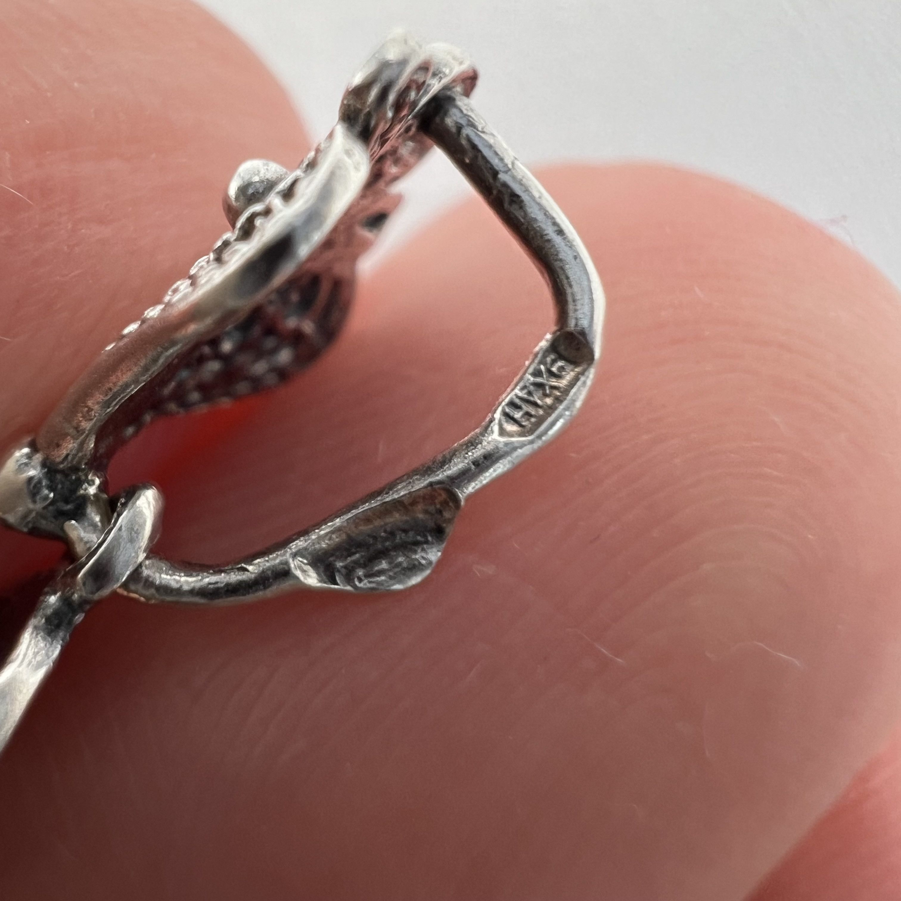 Sterling Silver Vintage Cross Pendant Icon Sterling Silver 925 Jewelry 4g Size ONE SIZE - 6 Thumbnail