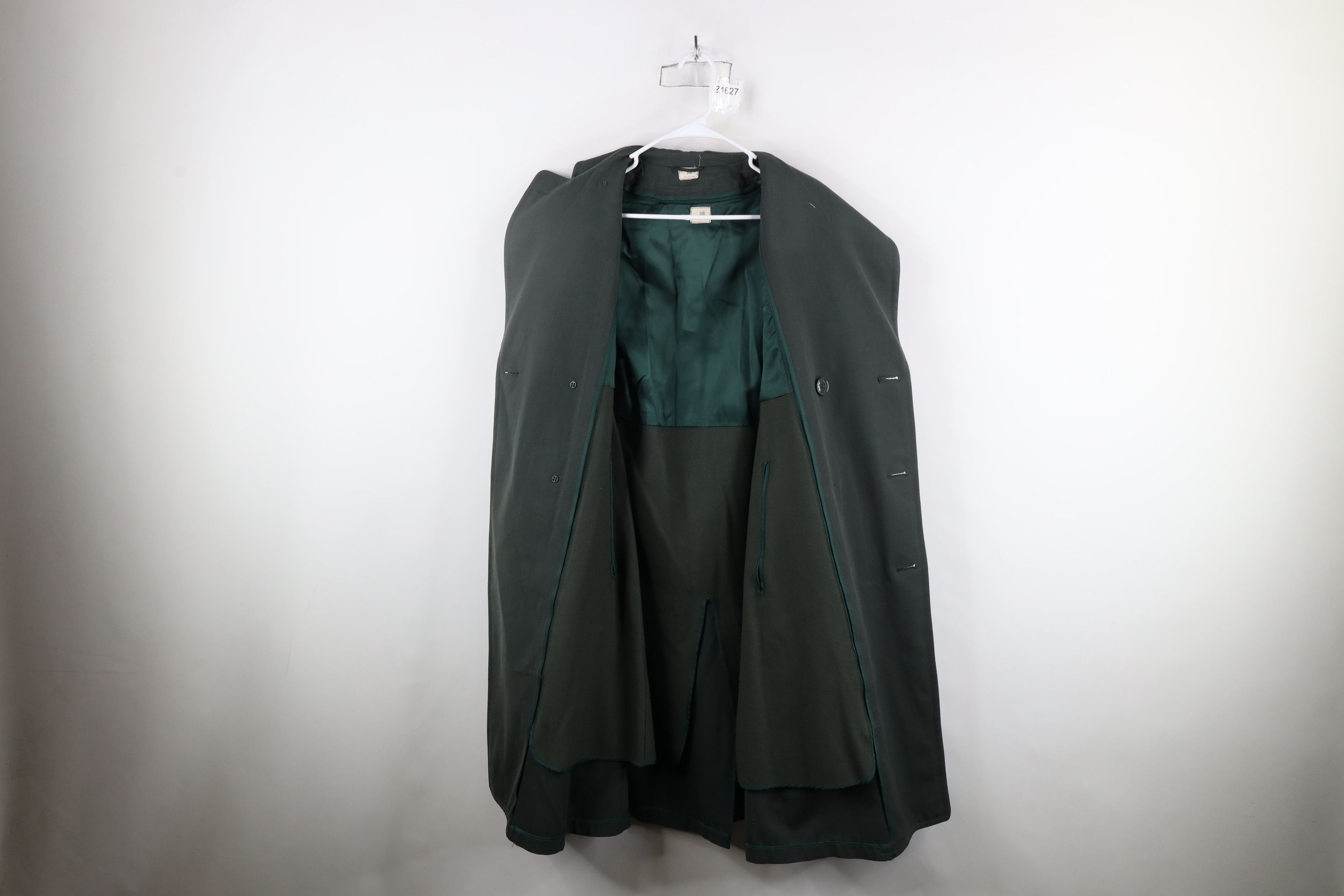Vintage Vintage 70s Vietnam War Gabardine Lined Trench Coat Overcoat Size US L / EU 52-54 / 3 - 11 Thumbnail