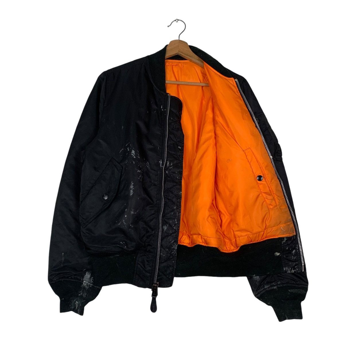 Alpha Industries Alpha Industries Paint Splatter Bomber Jacket Size US S / EU 44-46 / 1 - 9 Thumbnail