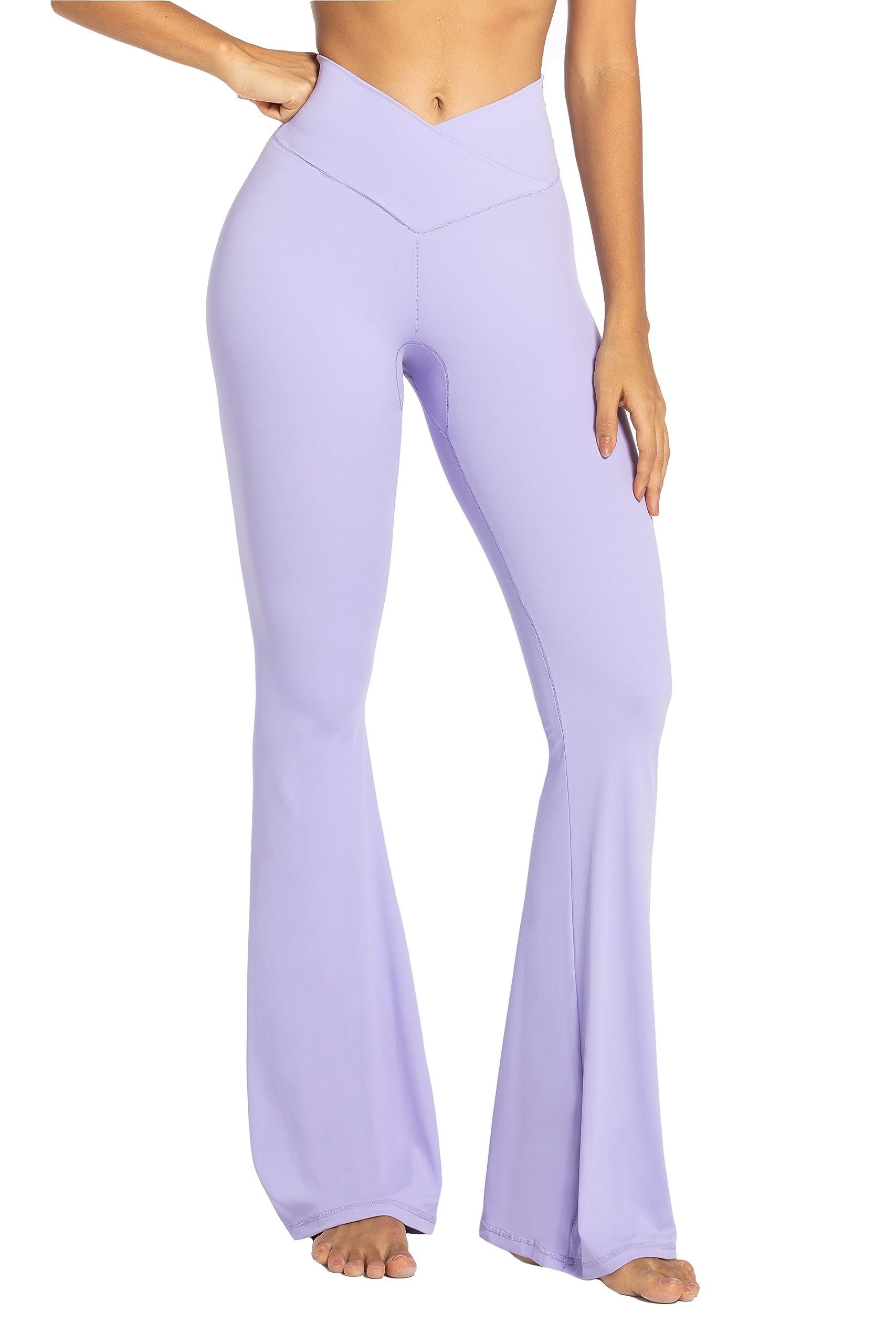 Other Flare Leggings, Crossover Yoga Pants with Tummy Control Size XS / US 0-2 / IT 36-38 - 4 Thumbnail