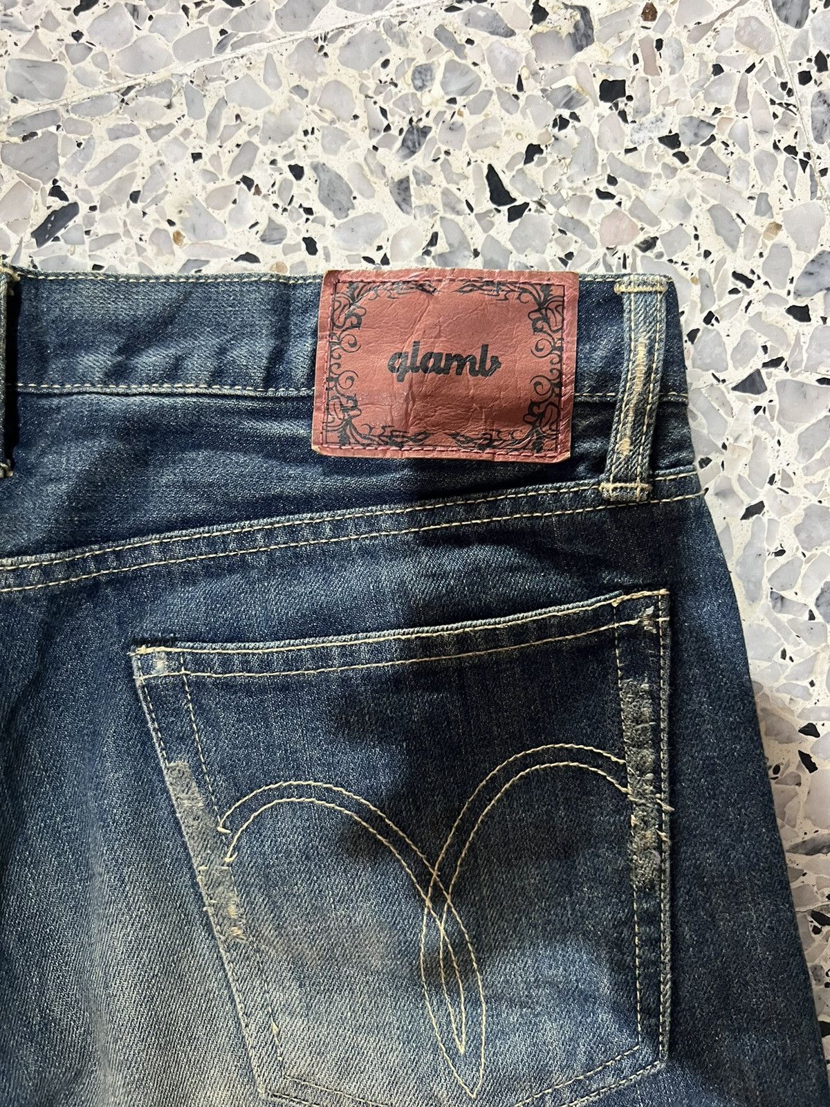 Japanese Brand GLAMB JAPANESE DISTRESSED DENIM JEANS Size US 34 / EU 50 - 9 Thumbnail
