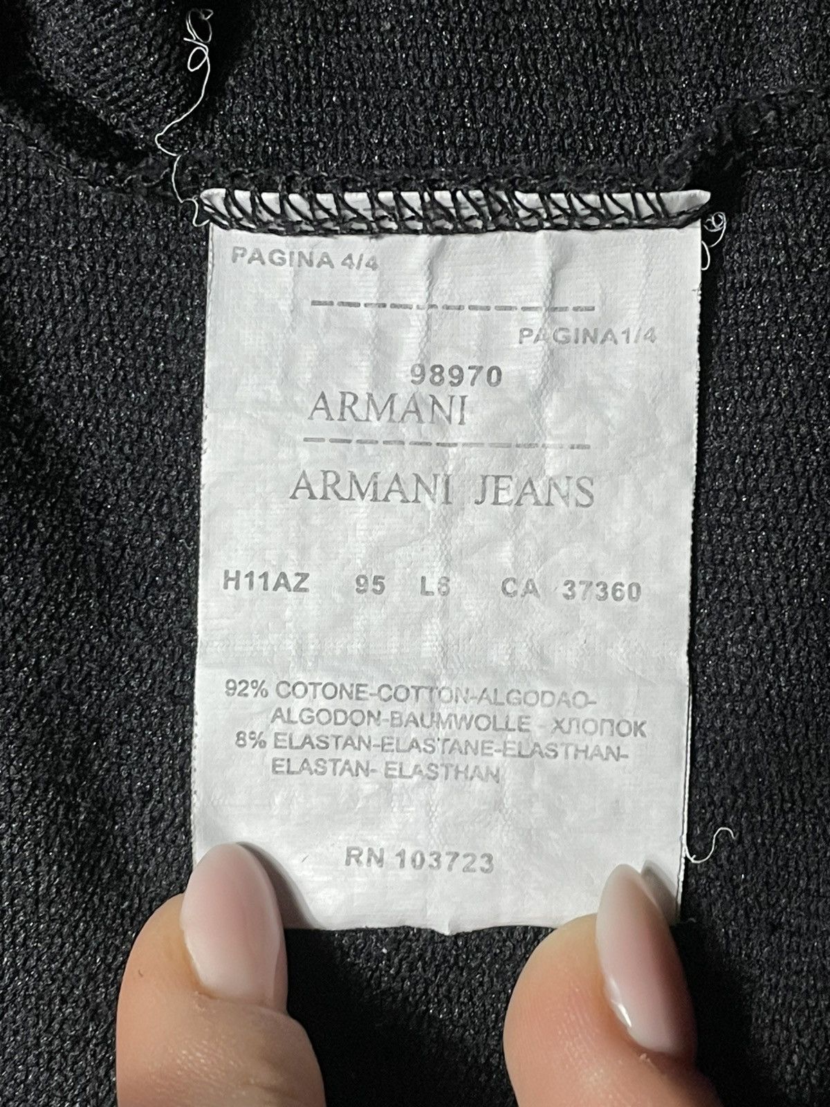 Armani Y2k Vintage Armani Jeans Big Logo ZIP Hoodie Olympic Size US M / EU 48-50 / 2 - 8 Thumbnail