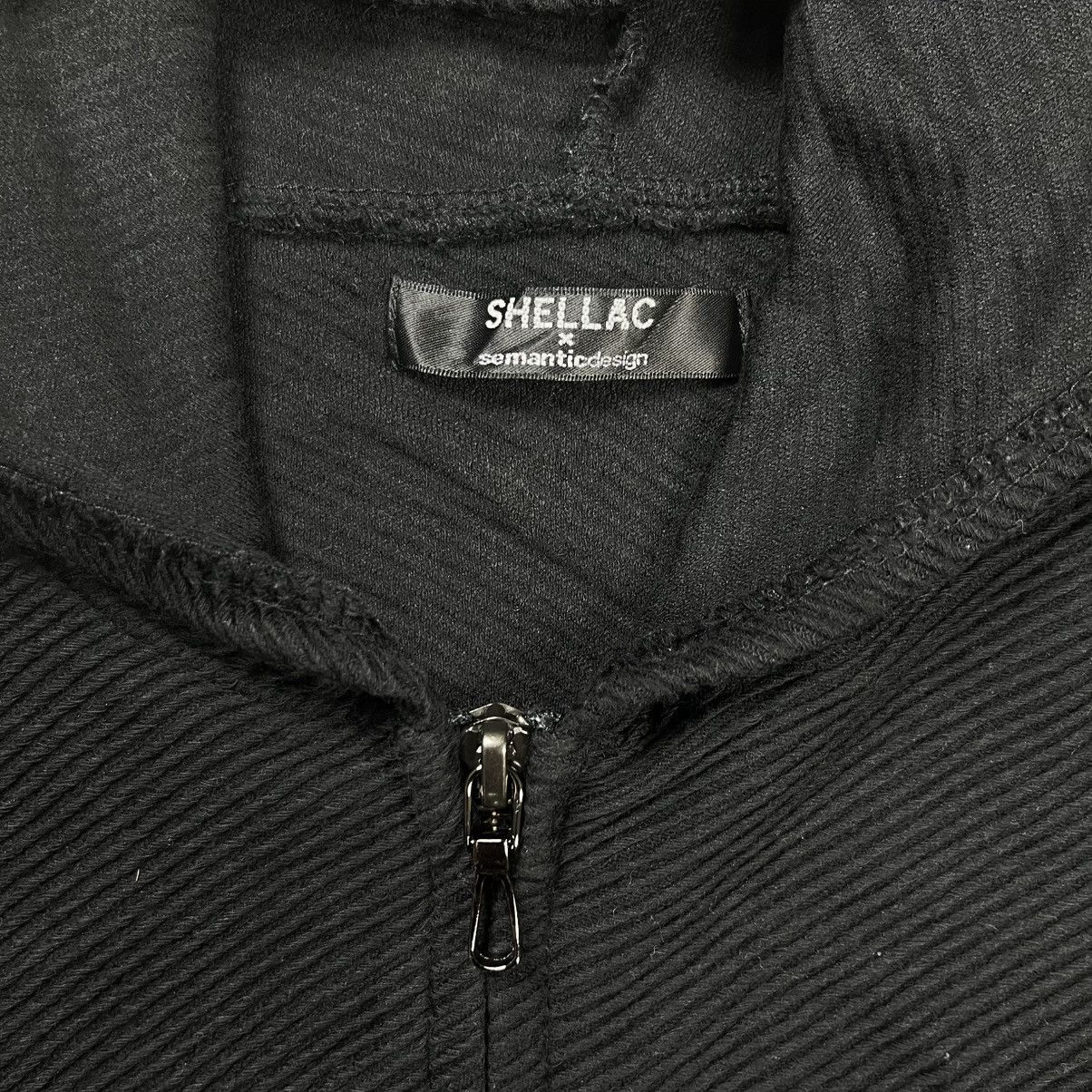 BUFFALO BOBS 2000s Shellac x Semantic - Double Zips Textured Hoodie Size US M / EU 48-50 / 2 - 7 Thumbnail