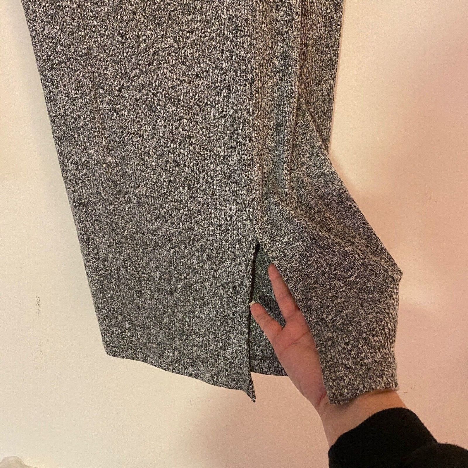 Other Better Be Marled Grey Knit Mock Neck Long Sleeve Mini M Size M / US 6-8 / IT 42-44 - 7 Thumbnail