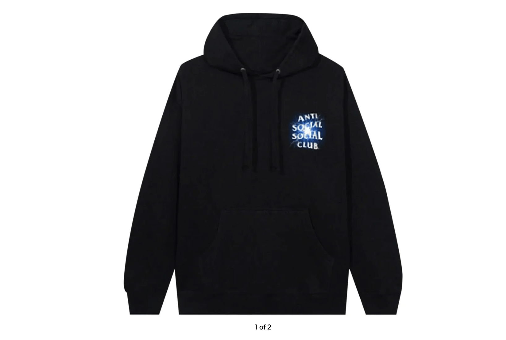 Anti Social Social Club Anti Social Club Glow In The Dark Pain Hoodie Black/Blue L Size US L / EU 52-54 / 3 - 2 Thumbnail