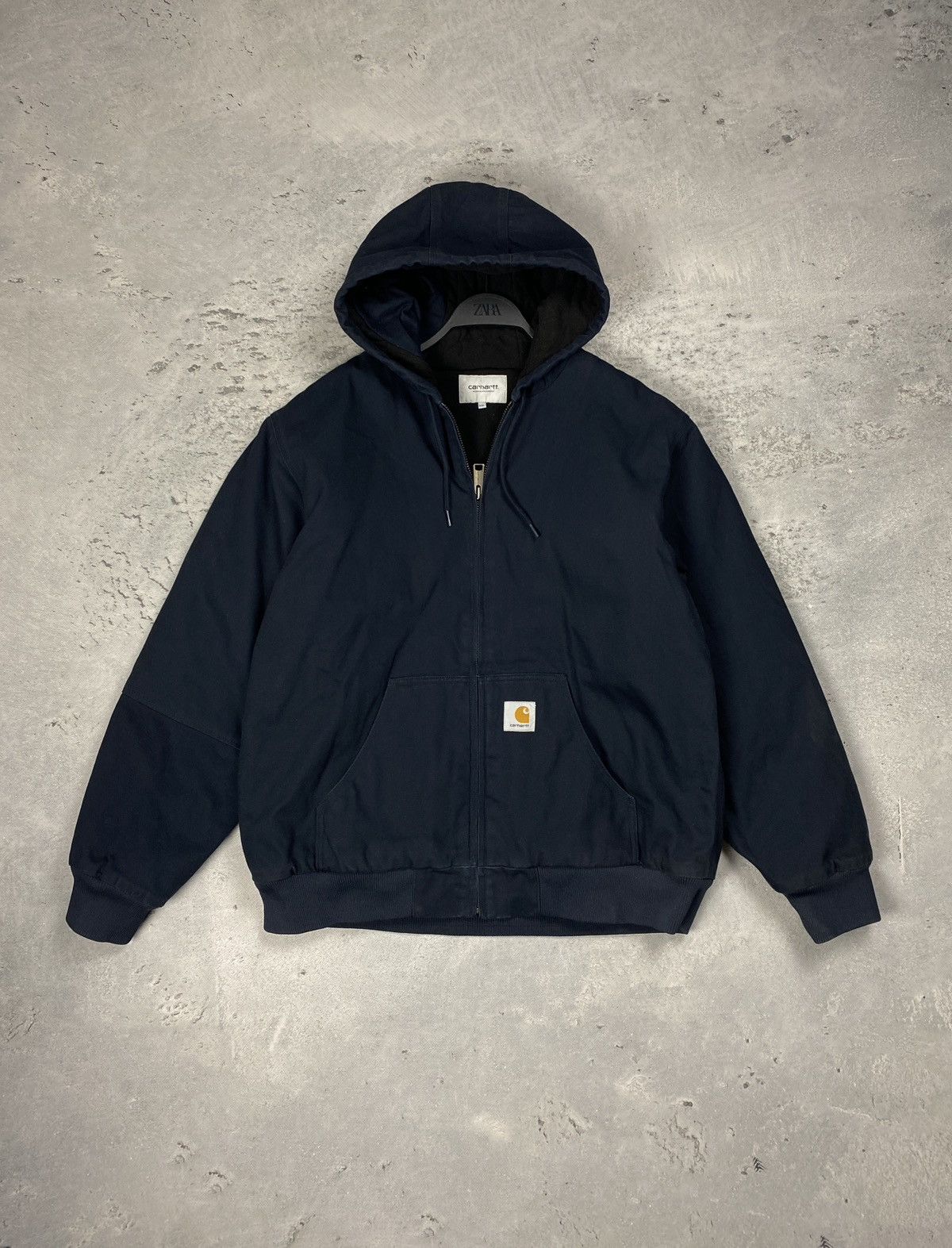 Vintage Vintage Carhartt Active Hooded Full Zip Work Jacket | Grailed