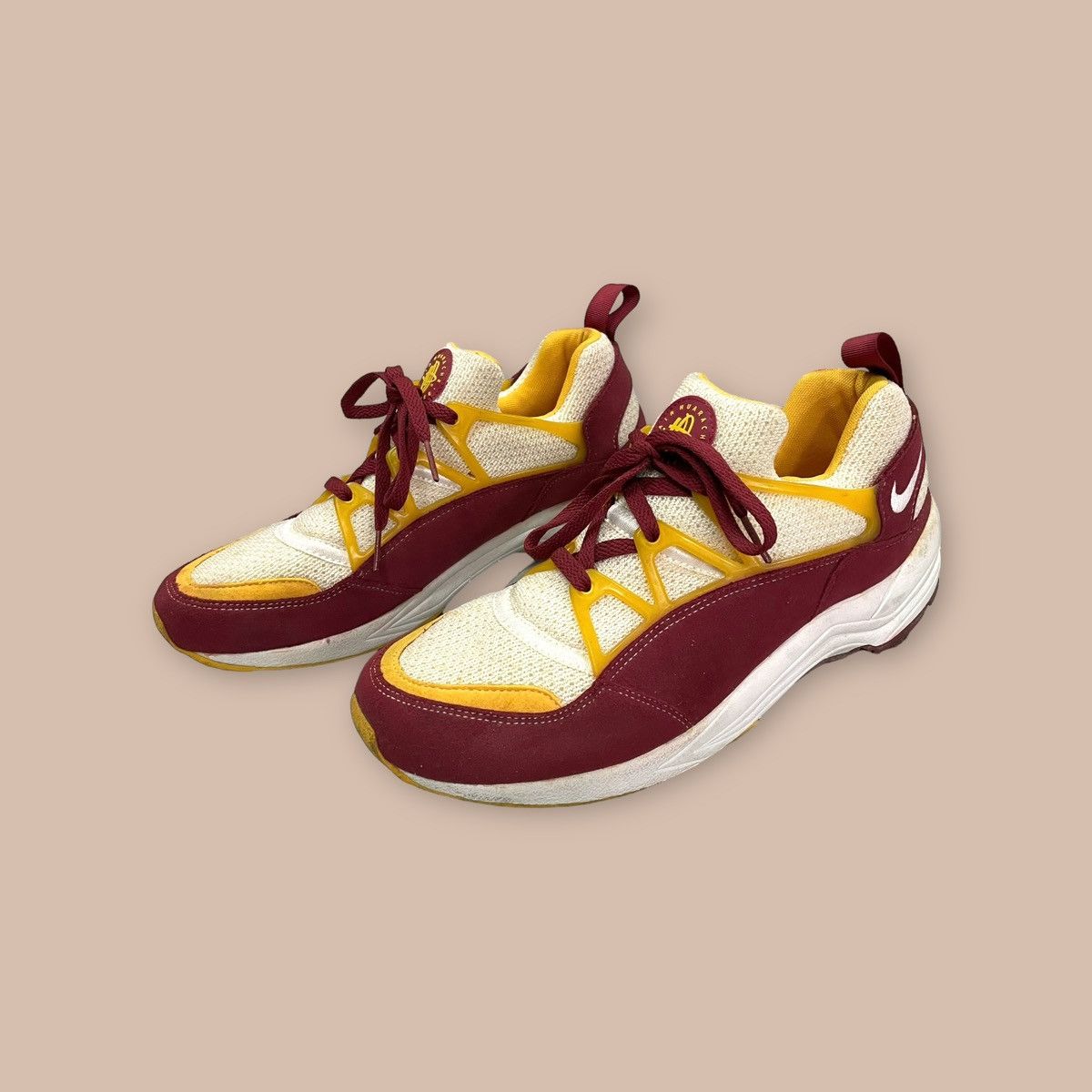 image of 2003 Nike Air Huarache Light "usc" Shoes in Red, Men's (Size 10)