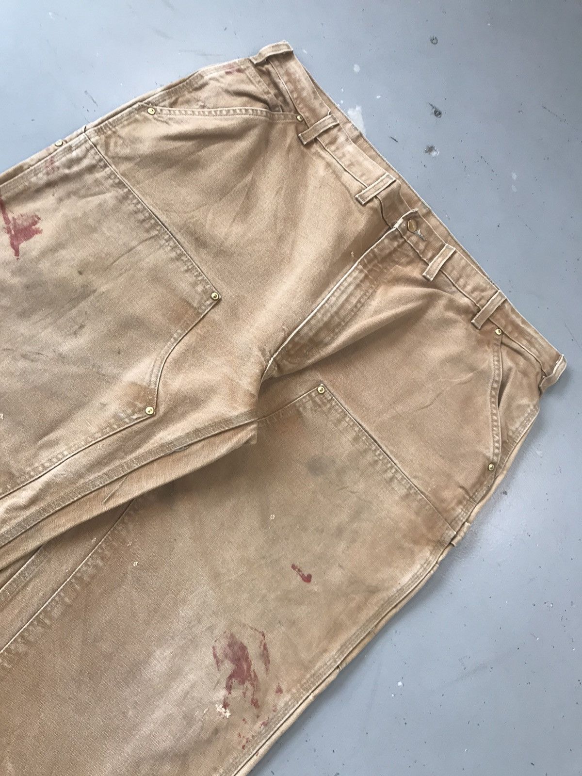 Carhartt × Vintage Vintage Carhartt B01 BRN double knee denim Size US 44 / EU 60 - 4 Thumbnail