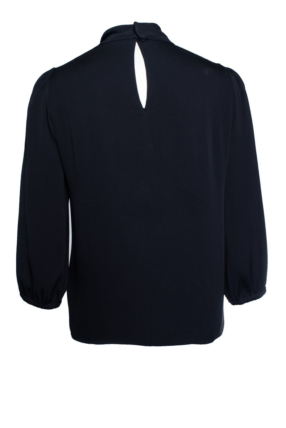 Dolce & Gabbana Dolce & Gabbana, black blouse with bow and lace Size S / US 4 / IT 40 - 3 Thumbnail