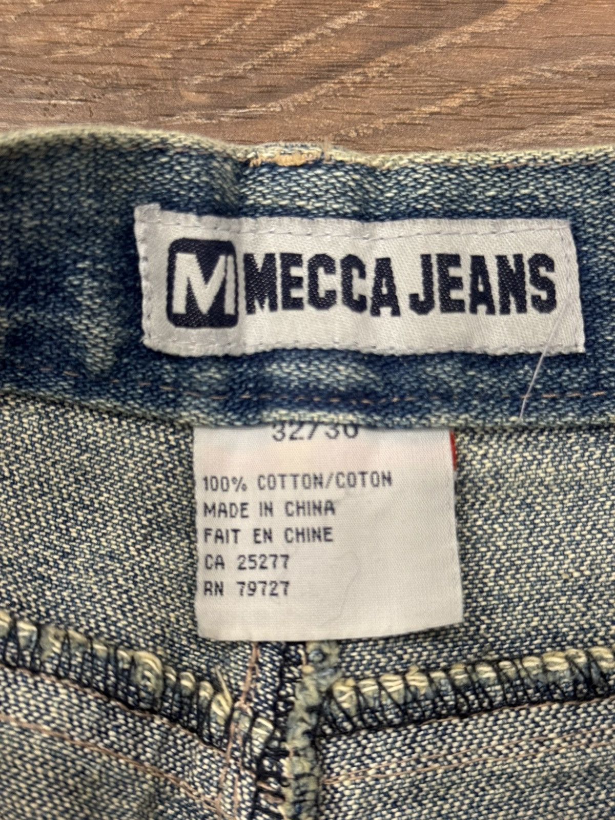 Mecca Vintage 90s/Y2K Mecca USA Baggy Denim Jeans Size US 32 / EU 48 - 13 Thumbnail