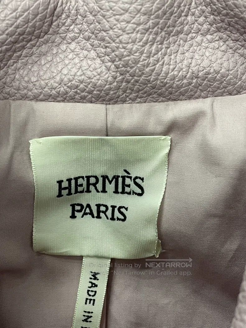 Hermes Hermes Pink Deerskin Jacket Overcoat Size XXS / US 00 / IT 34 - 3 Thumbnail