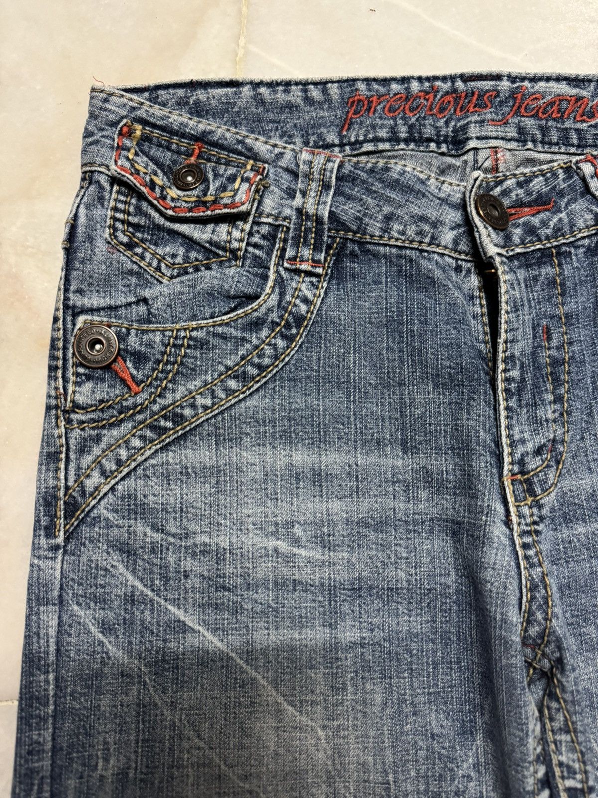 Tornado Mart 💥BAGGY FLARE INSANE💥90's JAPANESE WHISKER BELL BOTTOM JEANS Size US 29 - 4 Thumbnail