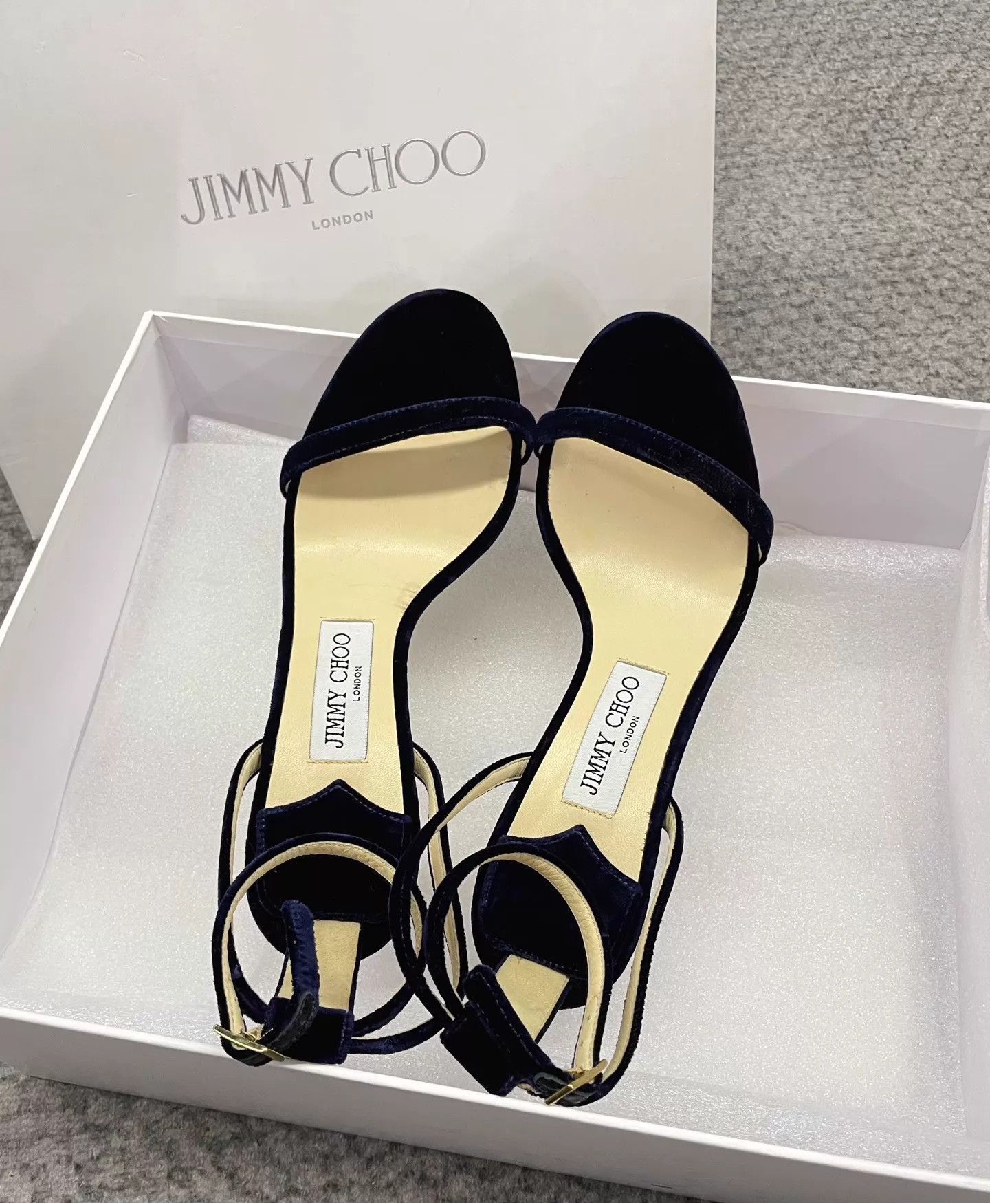 Jimmy Choo Jimmy Choo 9cm Stiletto Buckle One-Strap Sandals Size 38 Size US 7.5 / IT 37.5 - 3 Thumbnail