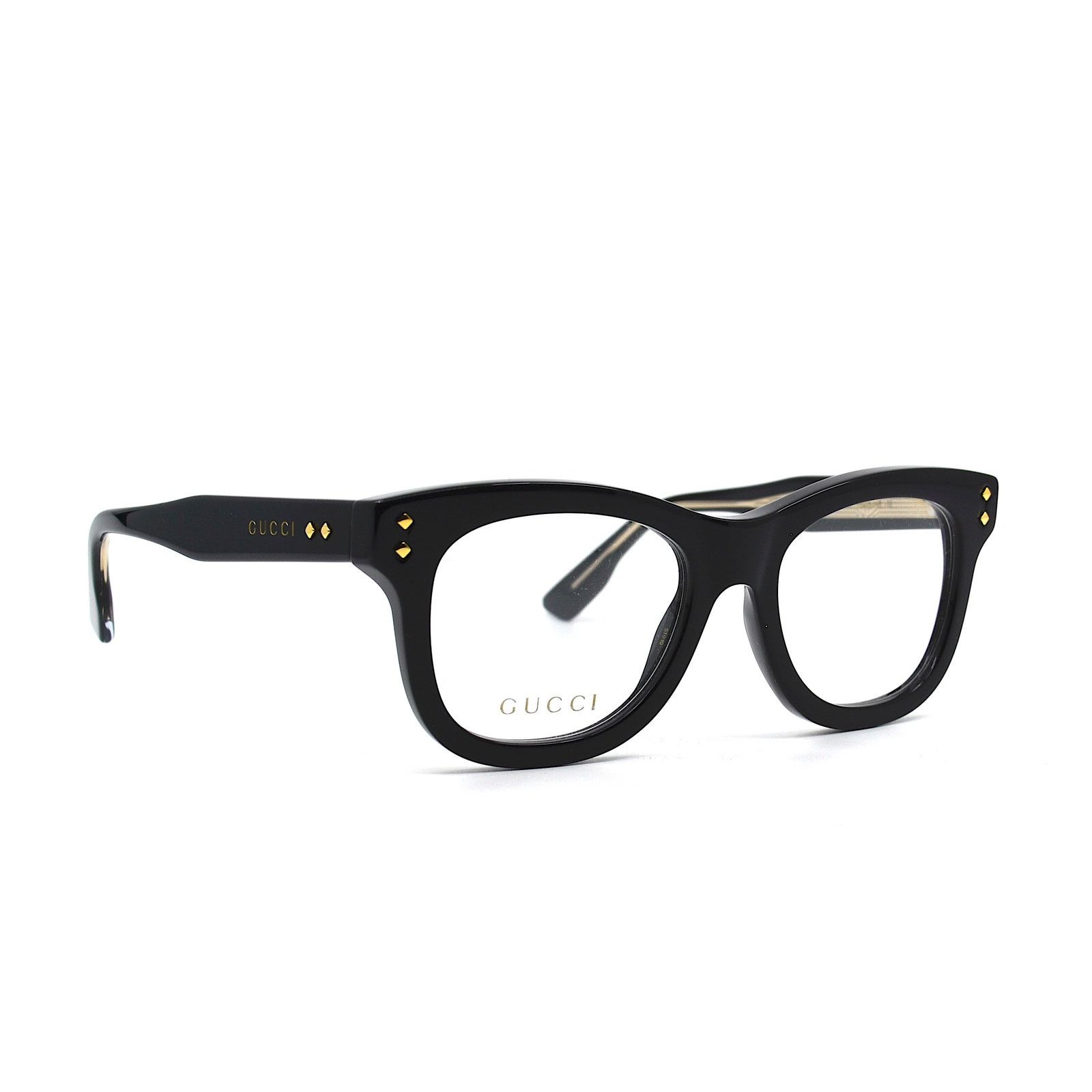 Gucci NEW GUCCI GG1086O 001 BLACK AUTHENTIC EYEGLASSES FRAME Size ONE SIZE - 1 Thumbnail