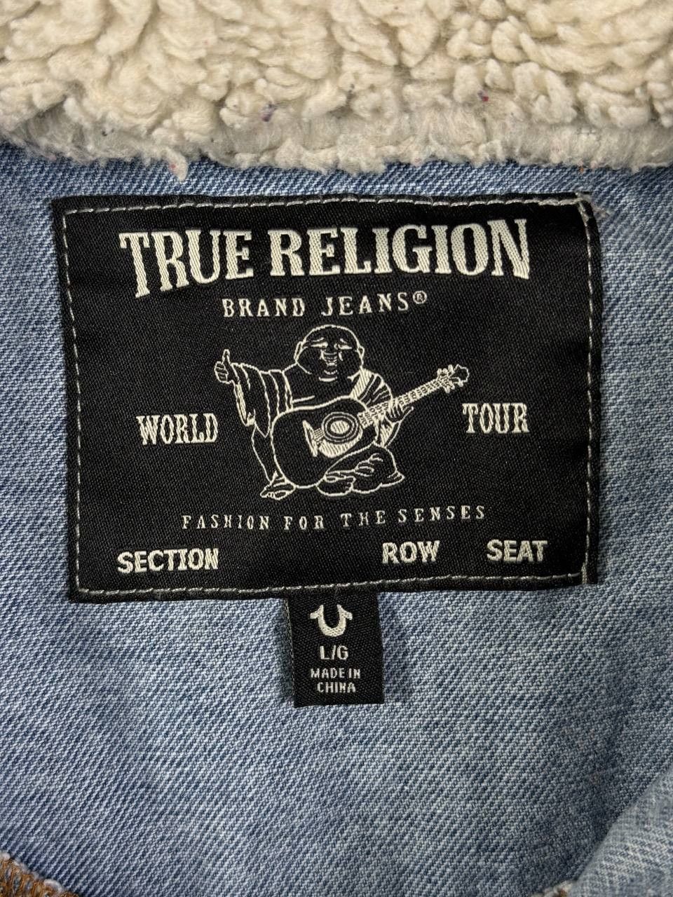 True Religion True Religion Jimmy Sherpa Denim Blue Jacket Size US L / EU 52-54 / 3 - 8 Thumbnail