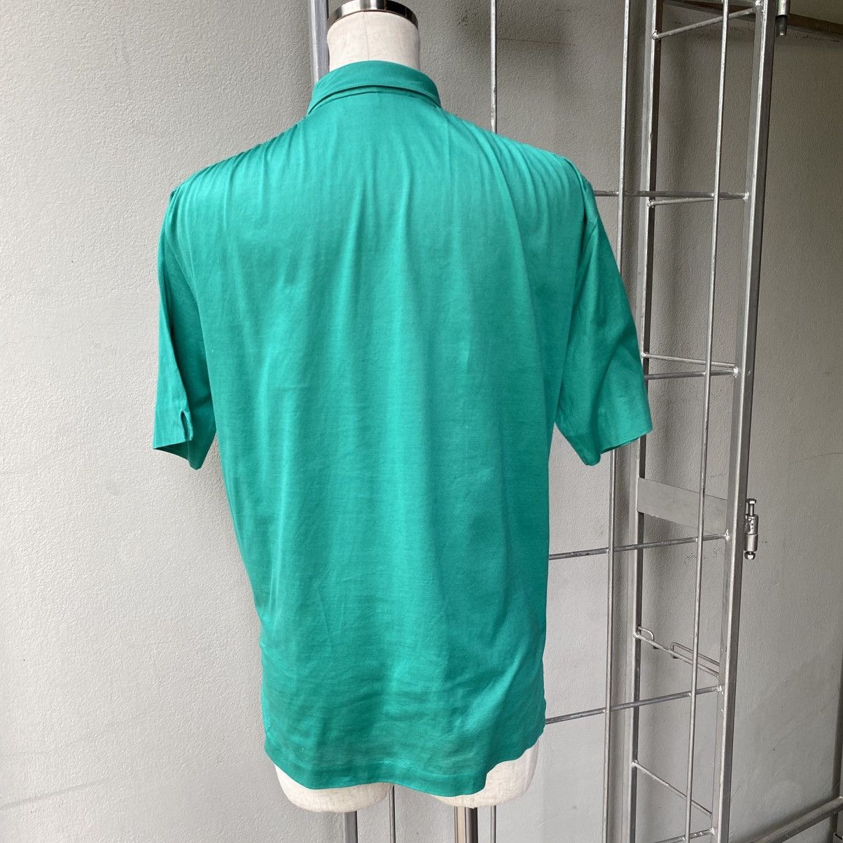 Valentino Varentino garavanl Green Pleated Shoulder Polo Shirt Size M / US 6-8 / IT 42-44 - 17 Thumbnail