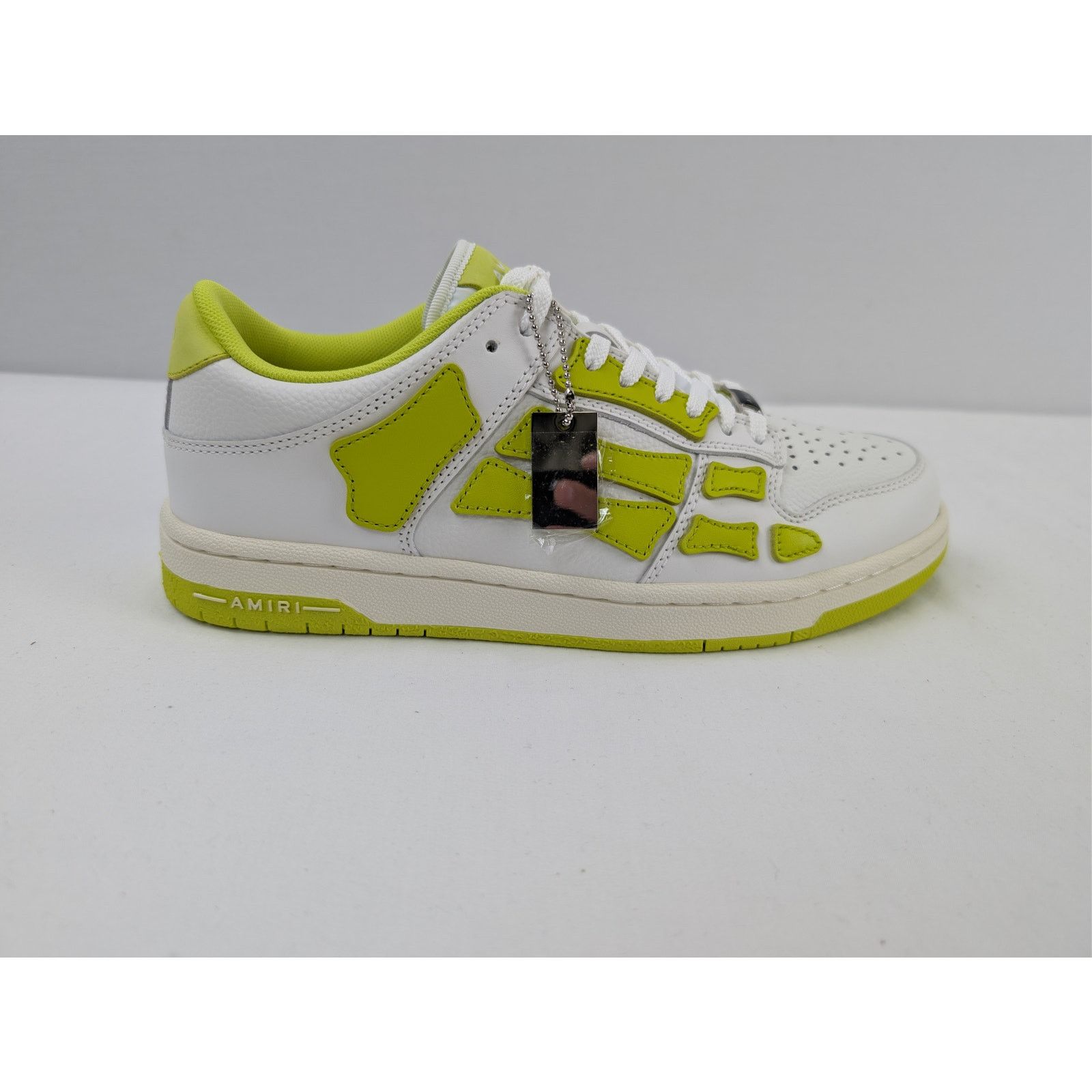 Amiri o1rshd1 Skel top Low / Skeleton Top Low Sneakers Neon Yellow Size US 9 / EU 42 - 4 Thumbnail