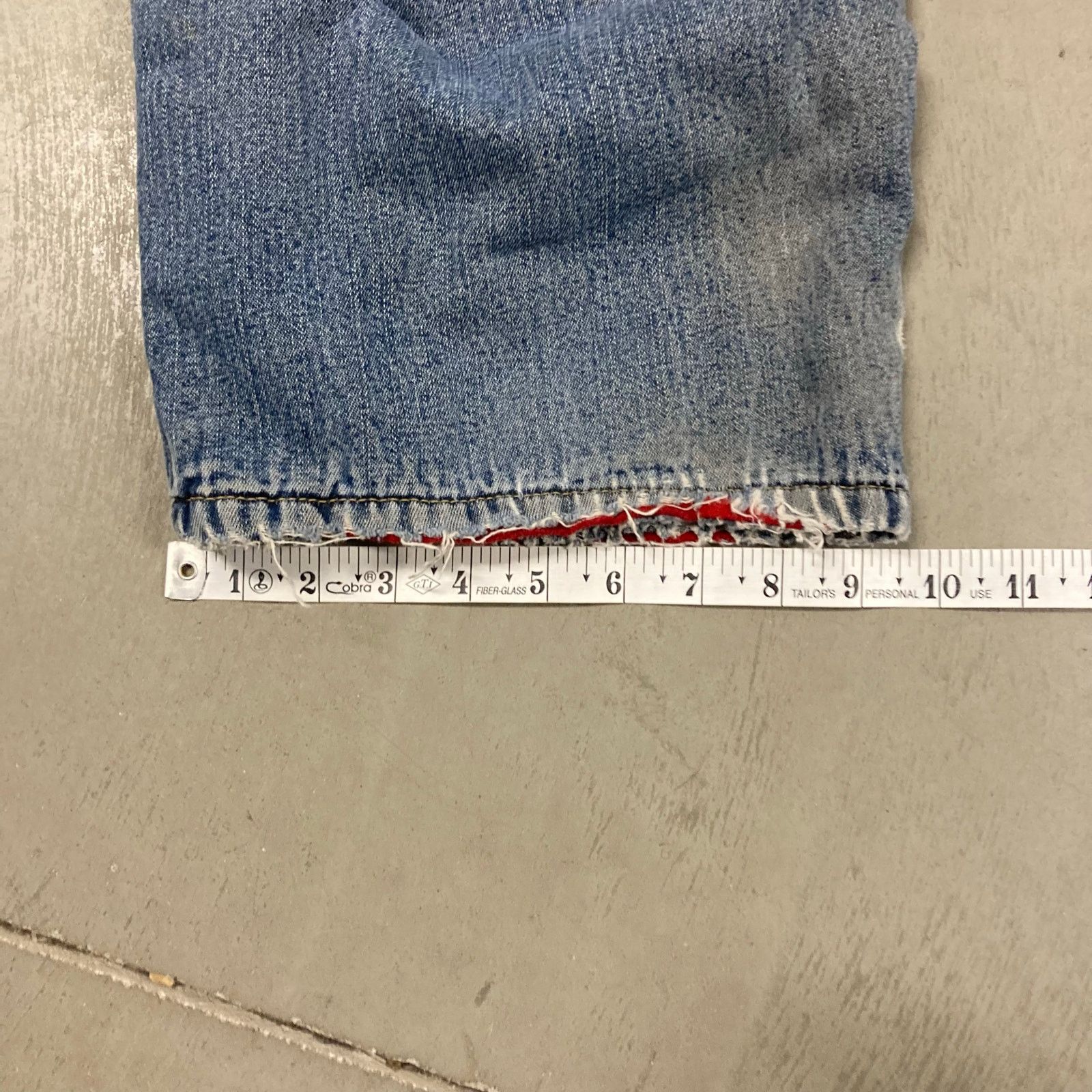 Vintage Baggy Y2K thermal lined patchwork carpenter Jeans 36x32 Size US 36 / EU 52 - 5 Thumbnail