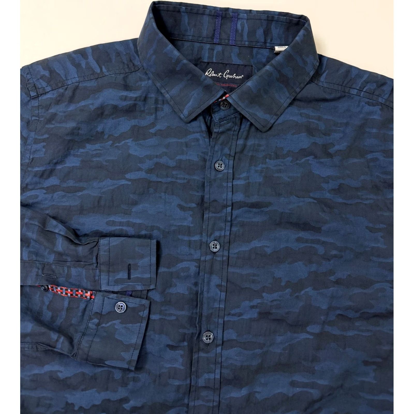 Robert Graham Robert Graham Shirt Men 3XL Tailored Camouflage Button-Up Long Sleeve Camo Size US XXL / EU 58 / 5 - 2 Thumbnail