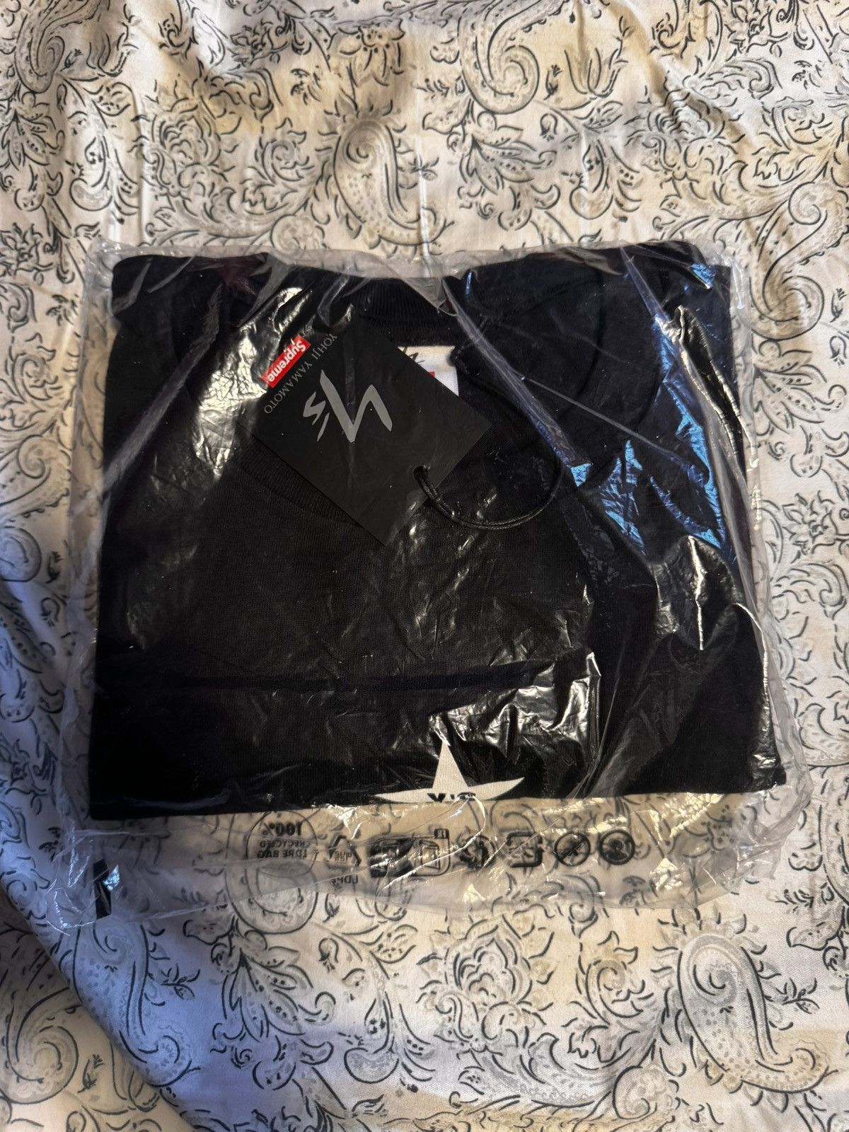 Supreme Supreme Yohji Yamamoto Star Tee Size XL Black Size US XL / EU 56 / 4 - 2 Thumbnail