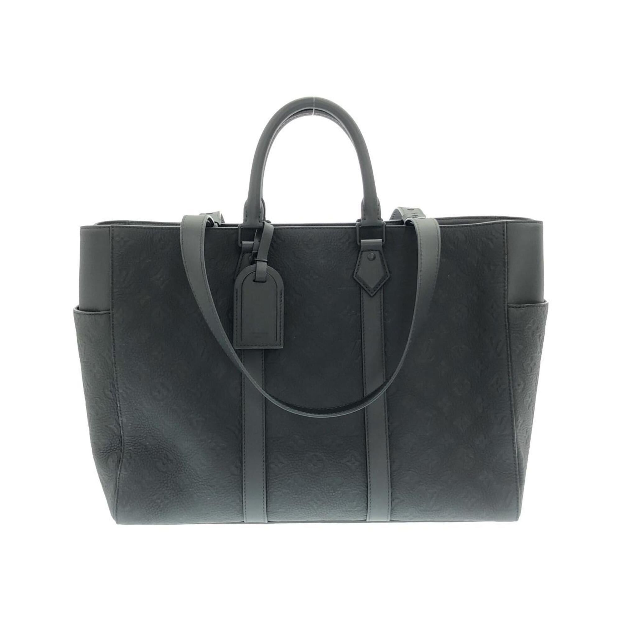 Louis Vuitton Louis Vuitton Taurillon Monogram Sac Plat 24H M21865 Handbag Size ONE SIZE - 1 Thumbnail