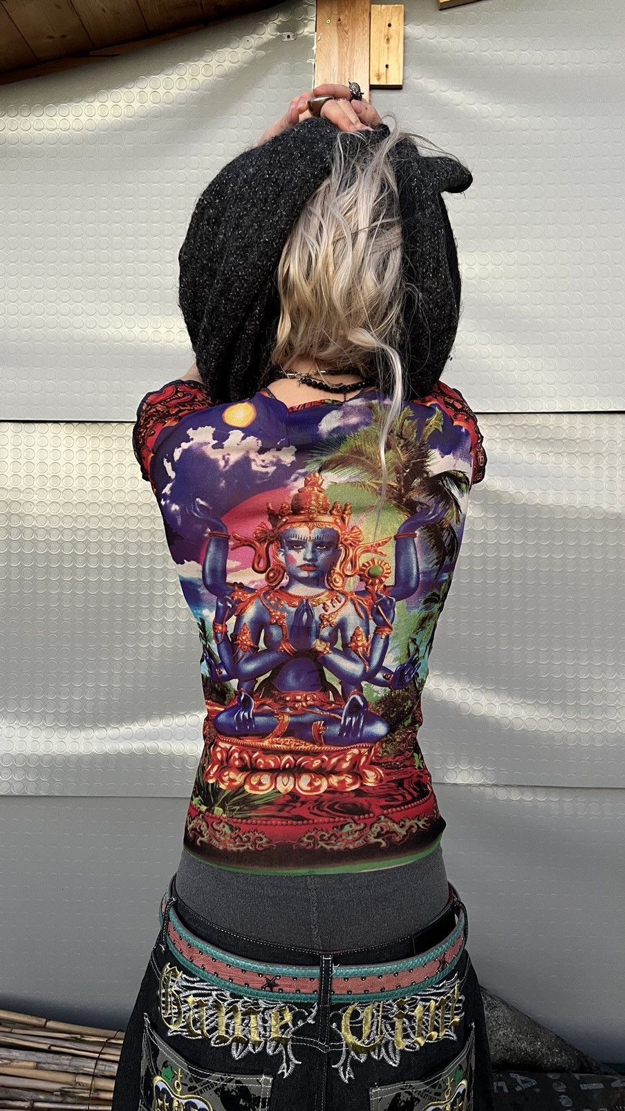 Jean Paul Gaultier Jean Paul gaultier mesh indu Indian god sleeve Size S / US 4 / IT 40 - 6 Thumbnail