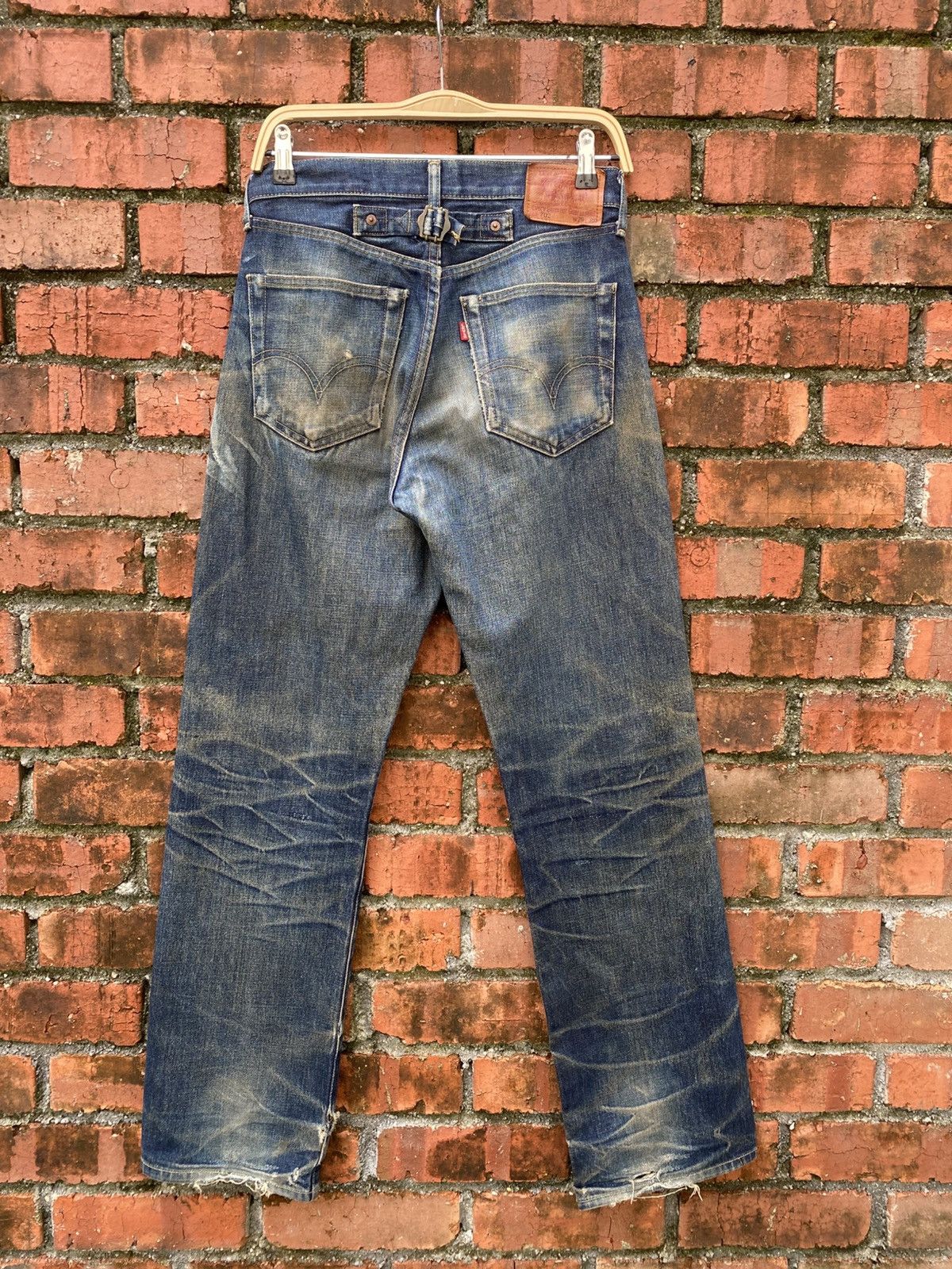 Levi's Vintage Clothing W29x32 Vintage levi's 702 big E redline buckle back JAPAN Size US 29 - 1 Thumbnail