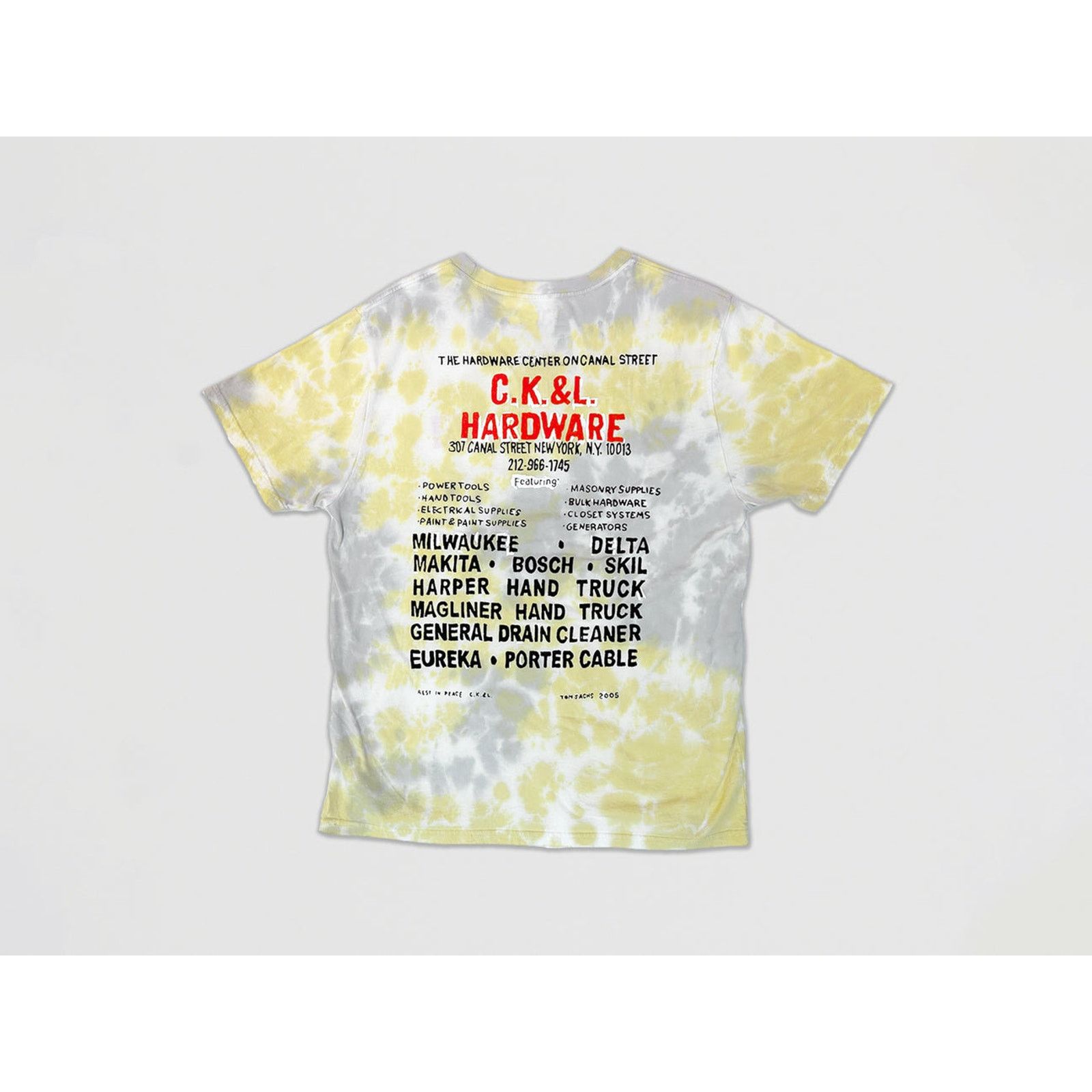 Tom Sachs Pearl Paint x CK&L Hardware Tee - Tom Sachs SOLD OUT Size US L / EU 52-54 / 3 - 2 Thumbnail