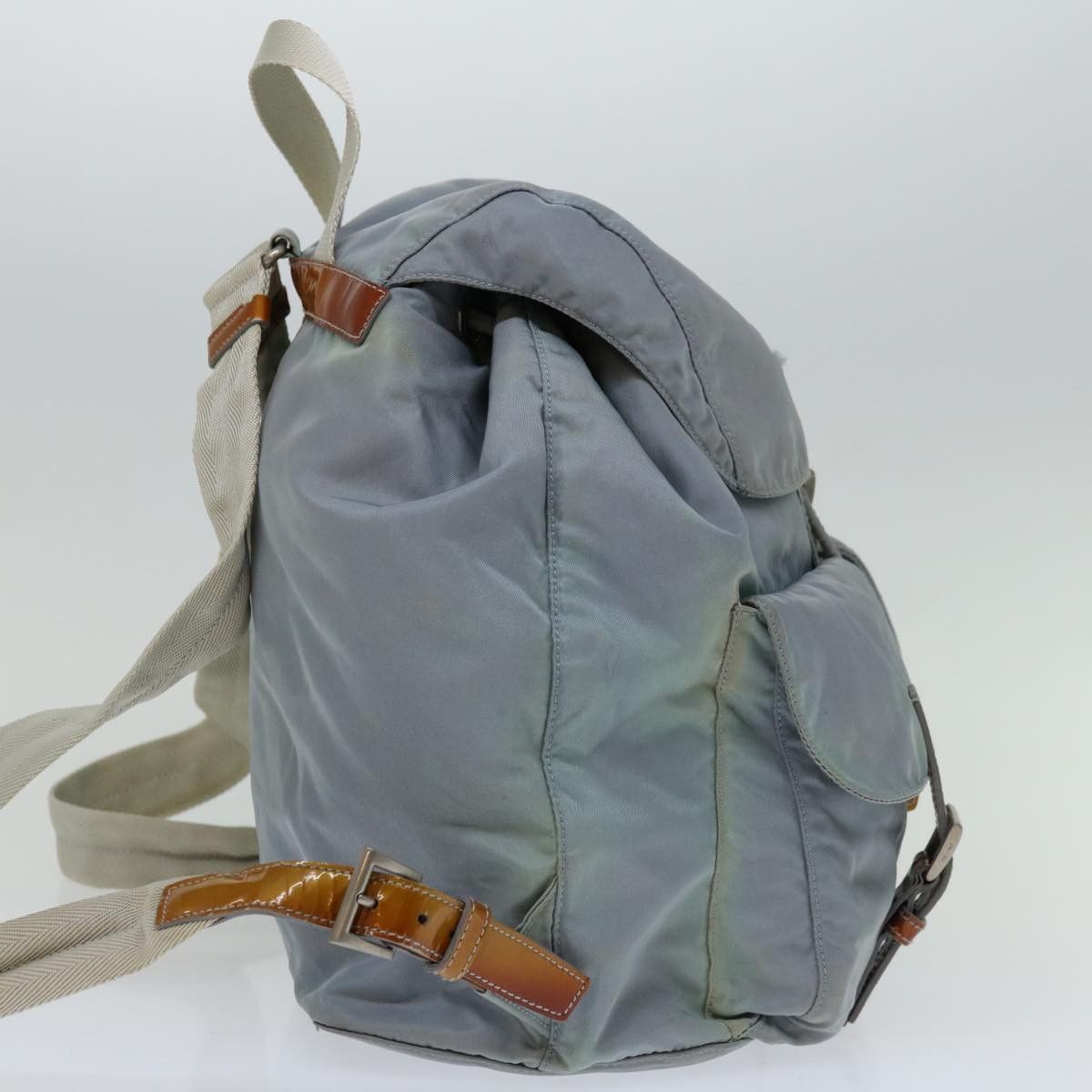 Prada PRADA Backpack Nylon Light Blue Size ONE SIZE - 4 Thumbnail
